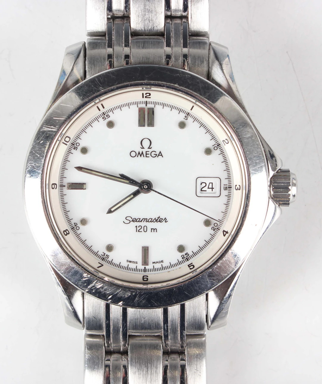 An Omega Seamaster 120 stainless steel gentleman's bracelet wristwatch