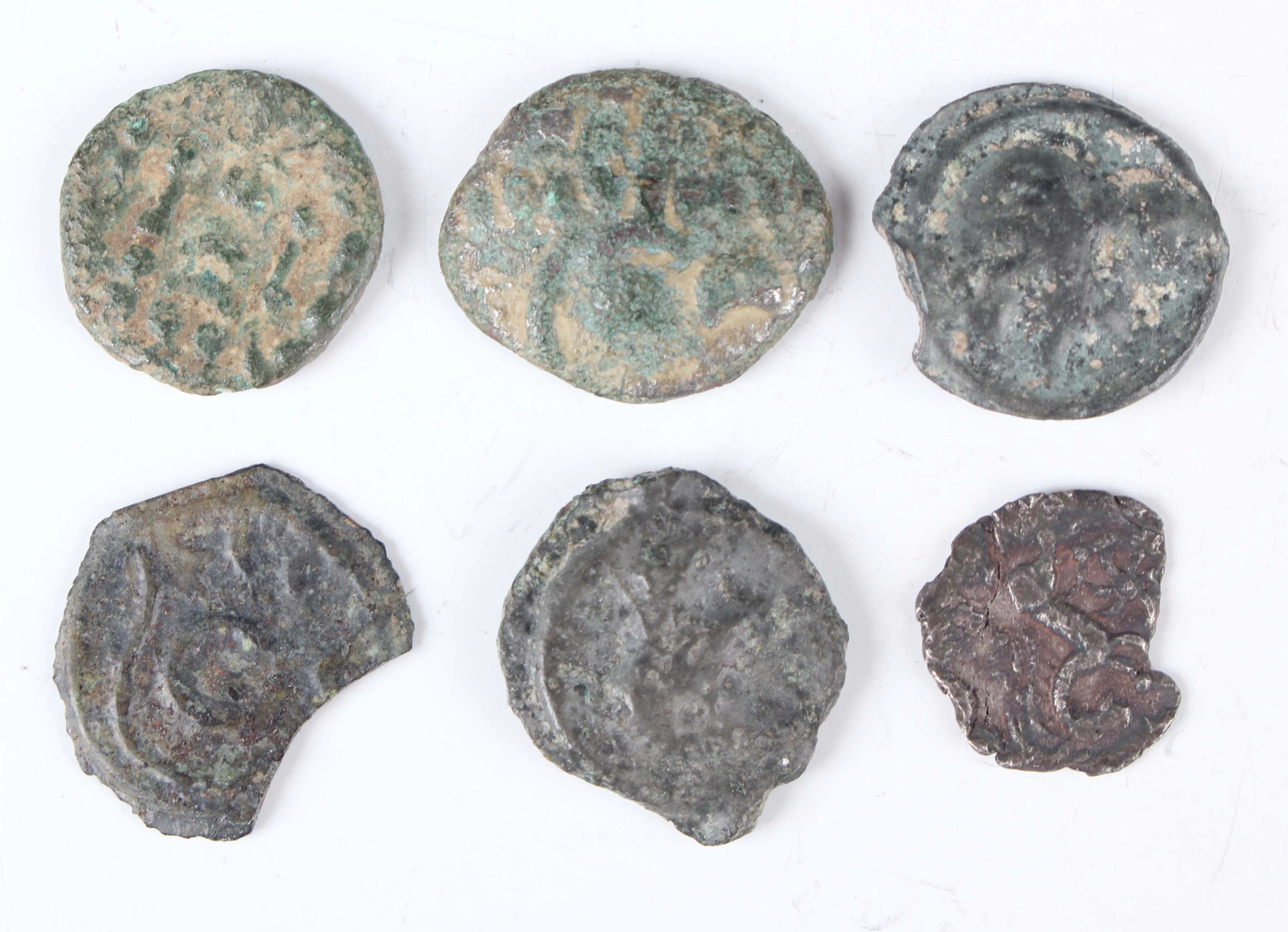 A small group of Iron Age British coinage, including two Thurrock