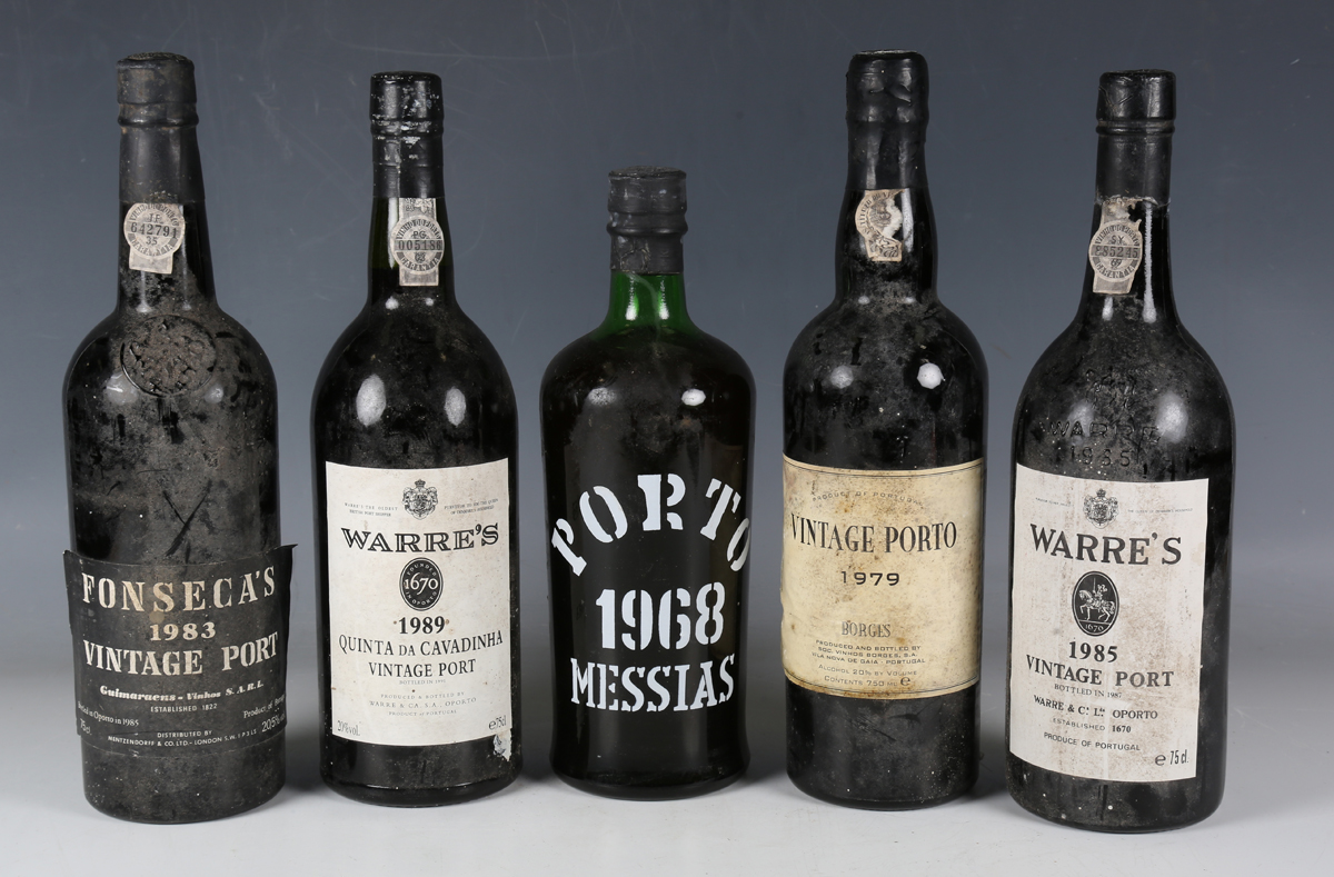 Messias Porto Port, 1968 (1), Borges Vintage Port, 1979 (1), Fonseca