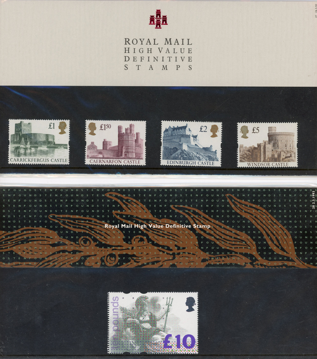 Great Britain decimal definitive presentation packs in five albums