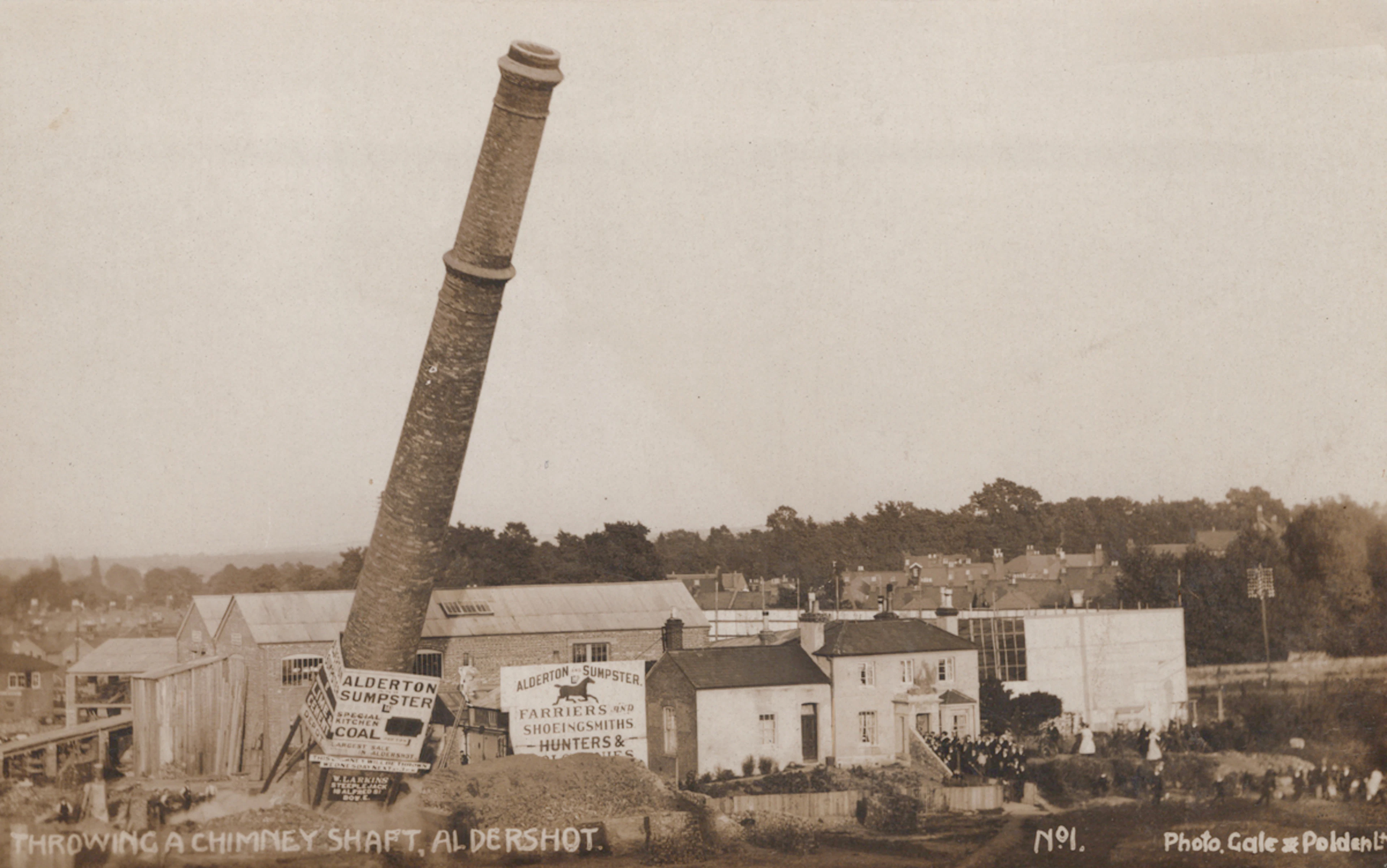 A collection of approximately 88 postcards of Aldershot, Hampshire