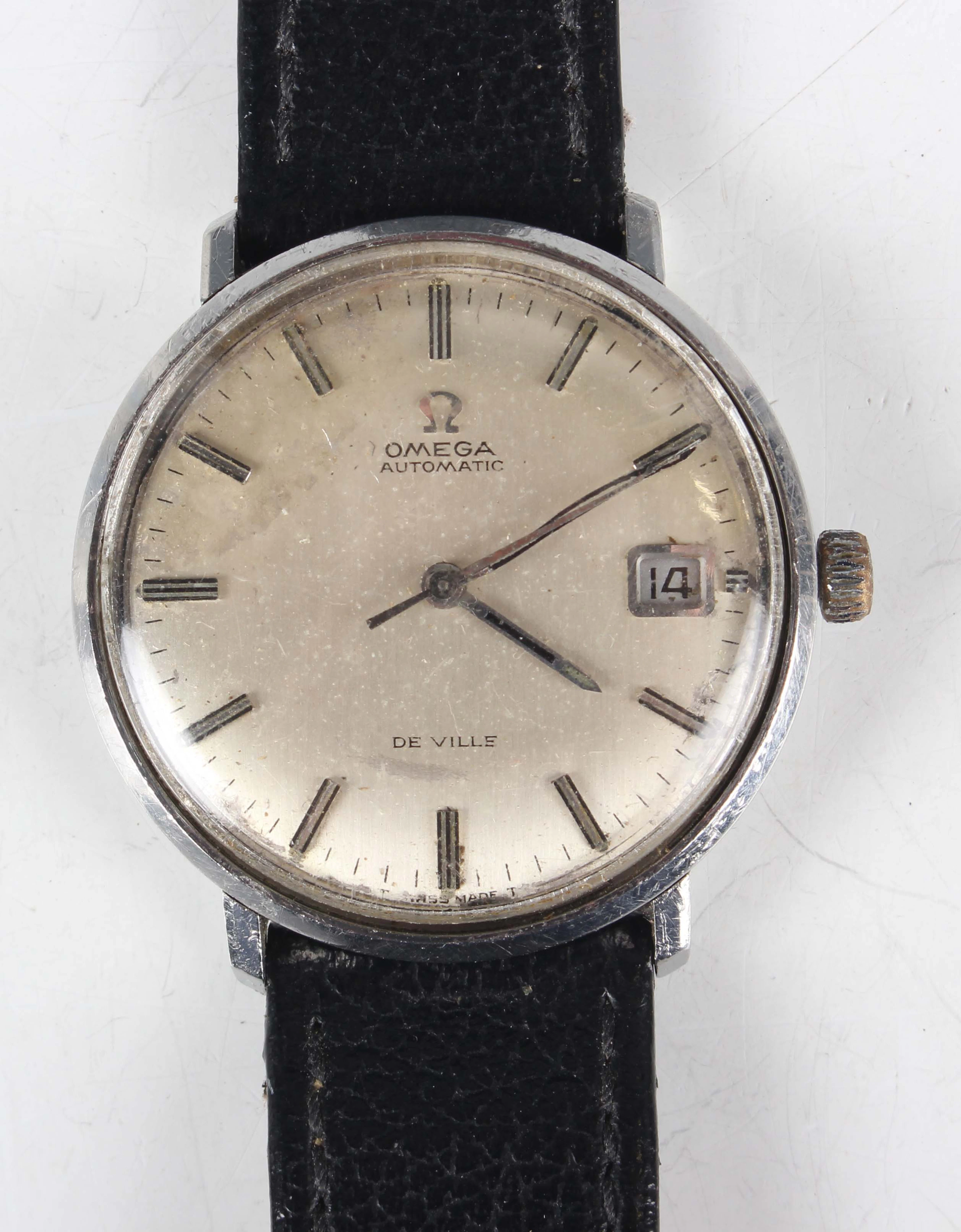 An Omega Automatic De Ville stainless steel circular cased gentleman's