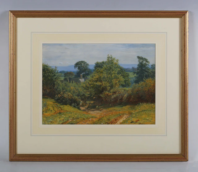 John Bates Bedford (British 1823-?) - Horsemans Farm, near Haywards