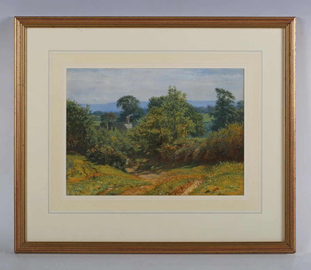 John Bates Bedford (British 1823-?) - Horsemans Farm, near Haywards