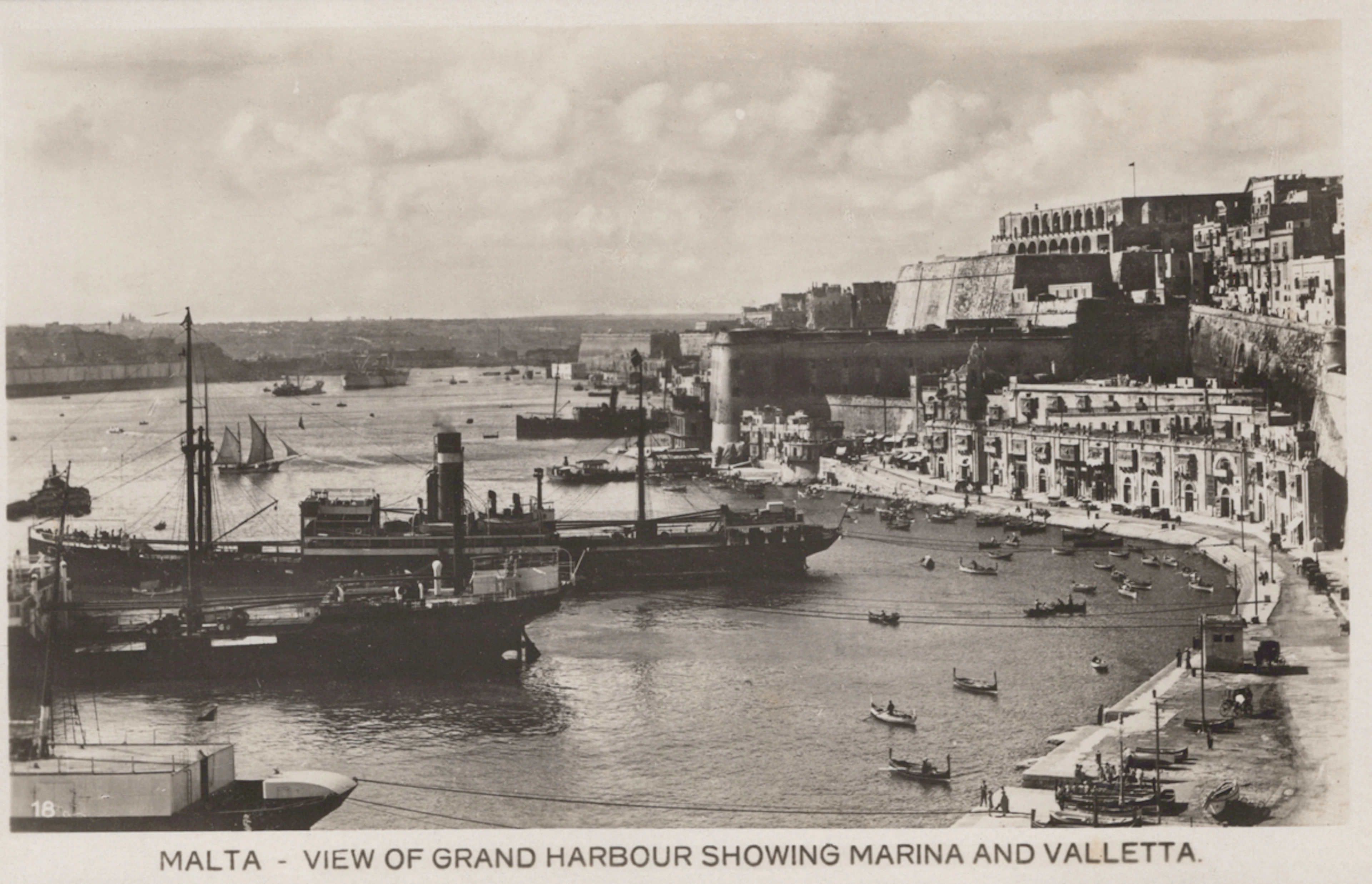 An album containing 69 postcards of overseas topography, mostly New