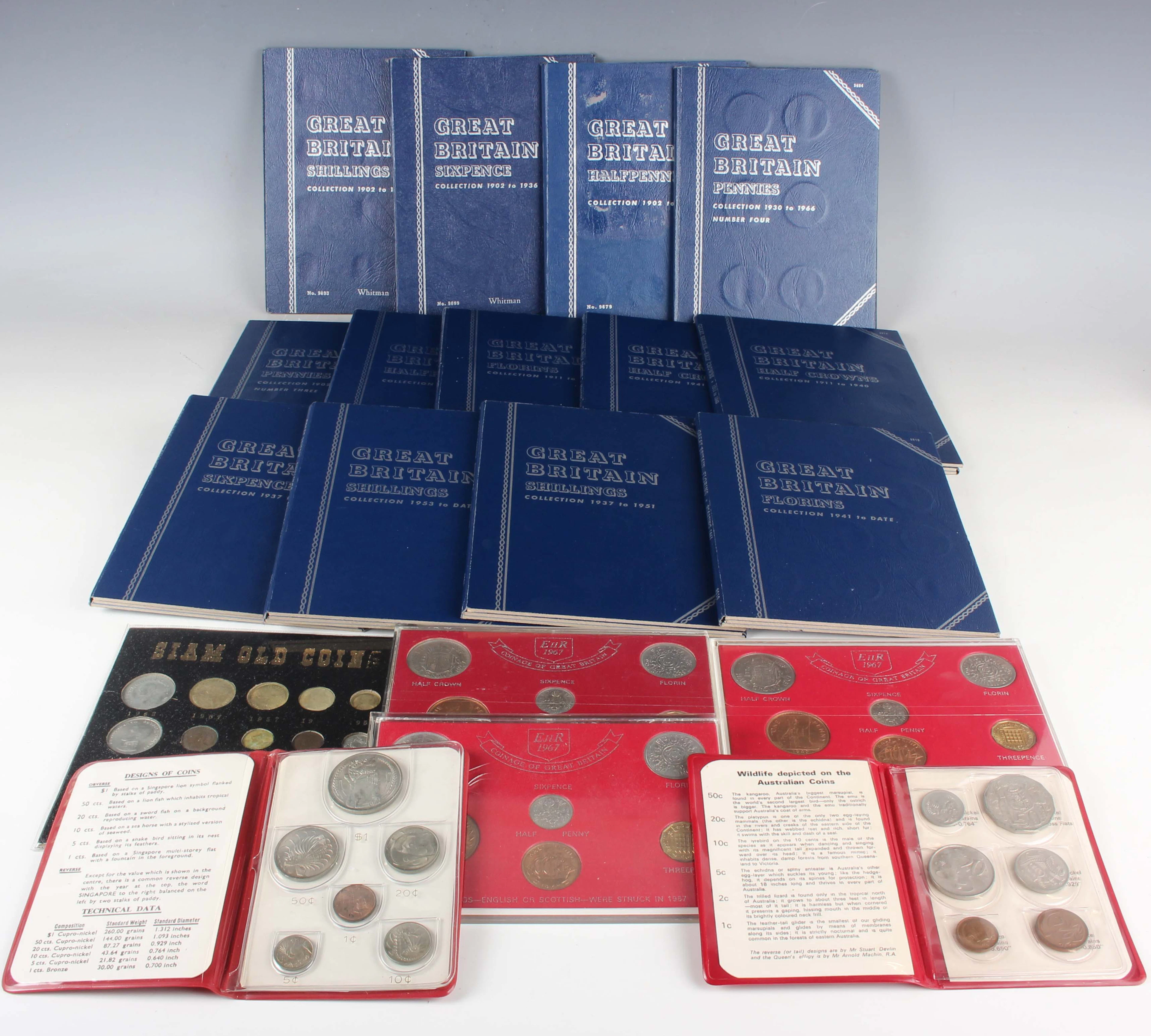 A large collection of silver, silver nickel and copper coinage, including