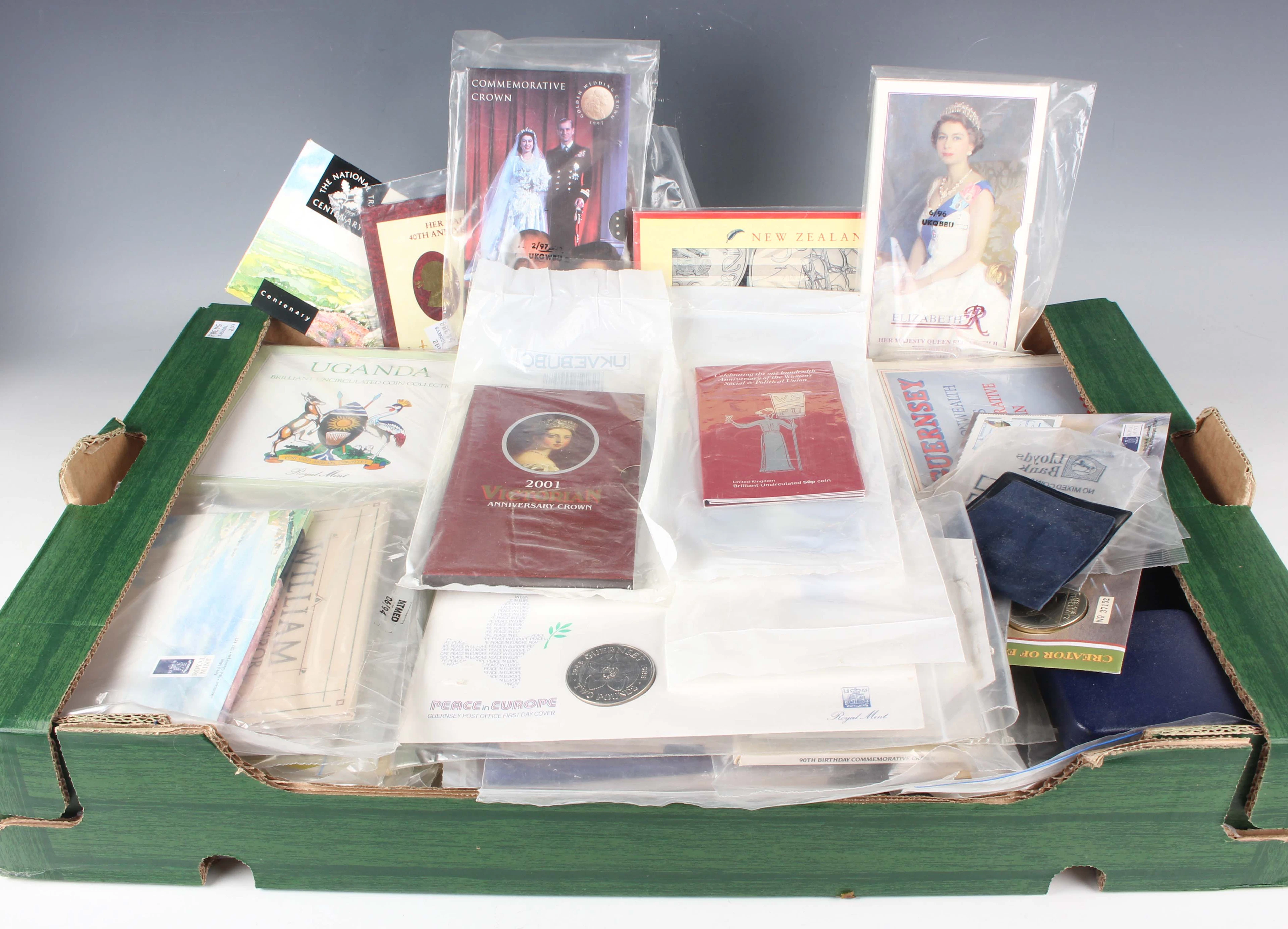 A large collection of mainly Royal Mint Brilliant Uncirculated collectors'