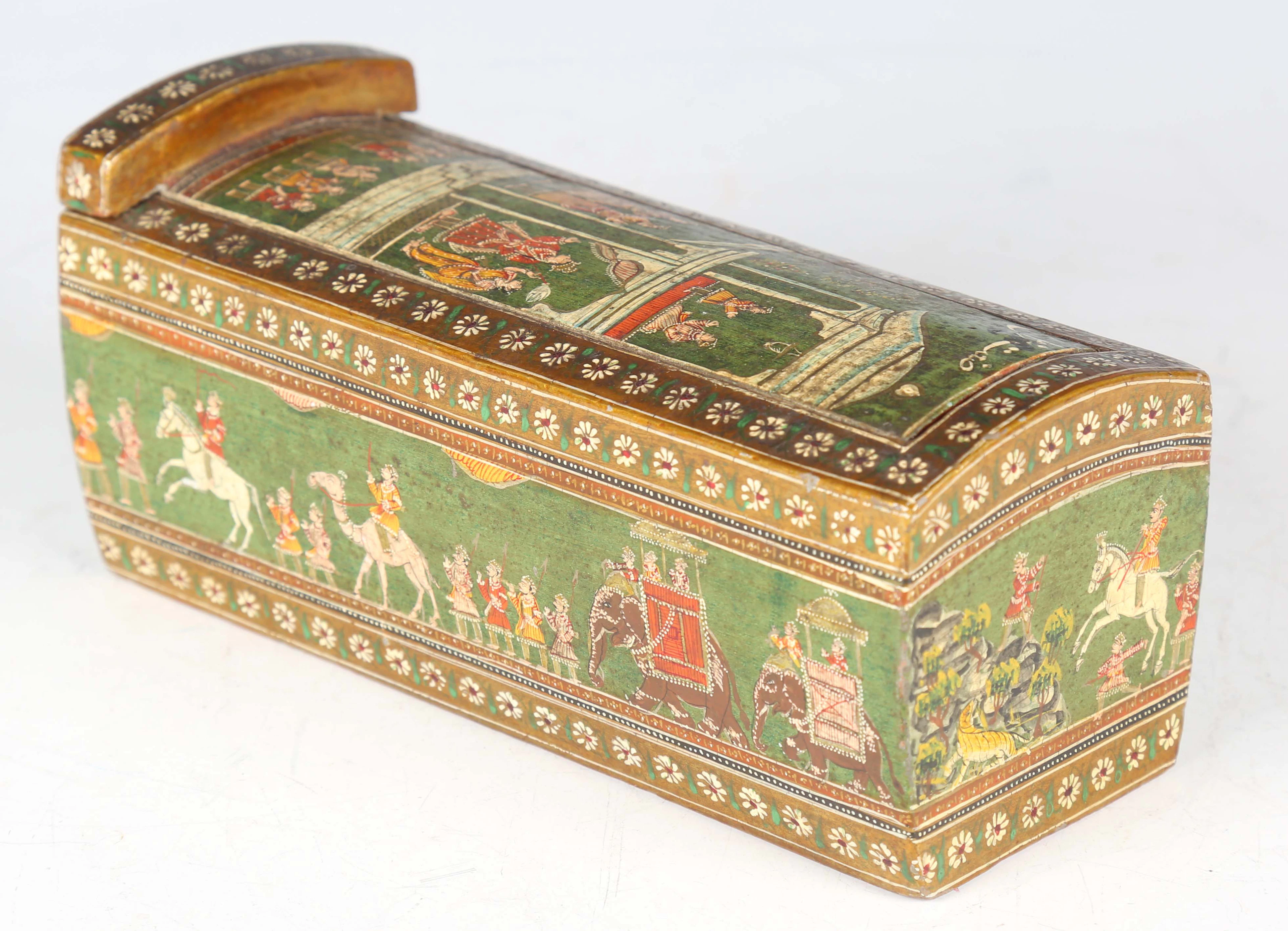 A 19th century Indian Ganjifa playing card set, the lacquered wooden