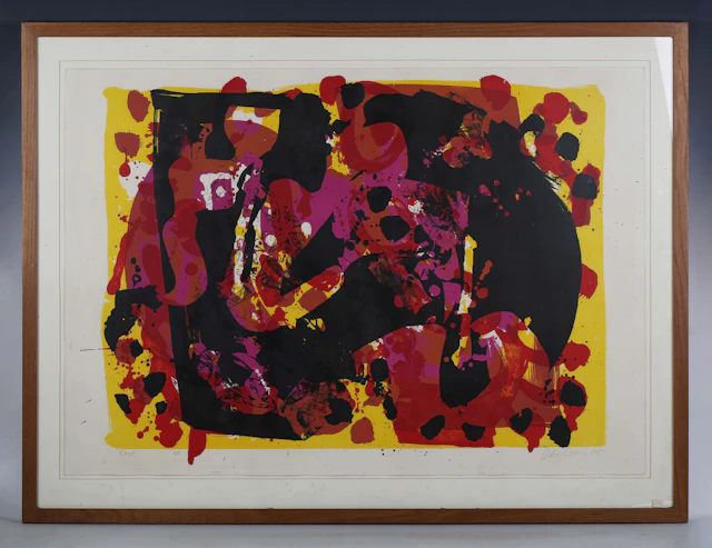 Alan Davie (Scottish 1920-2014) - Abstract, colour screenprint, signed