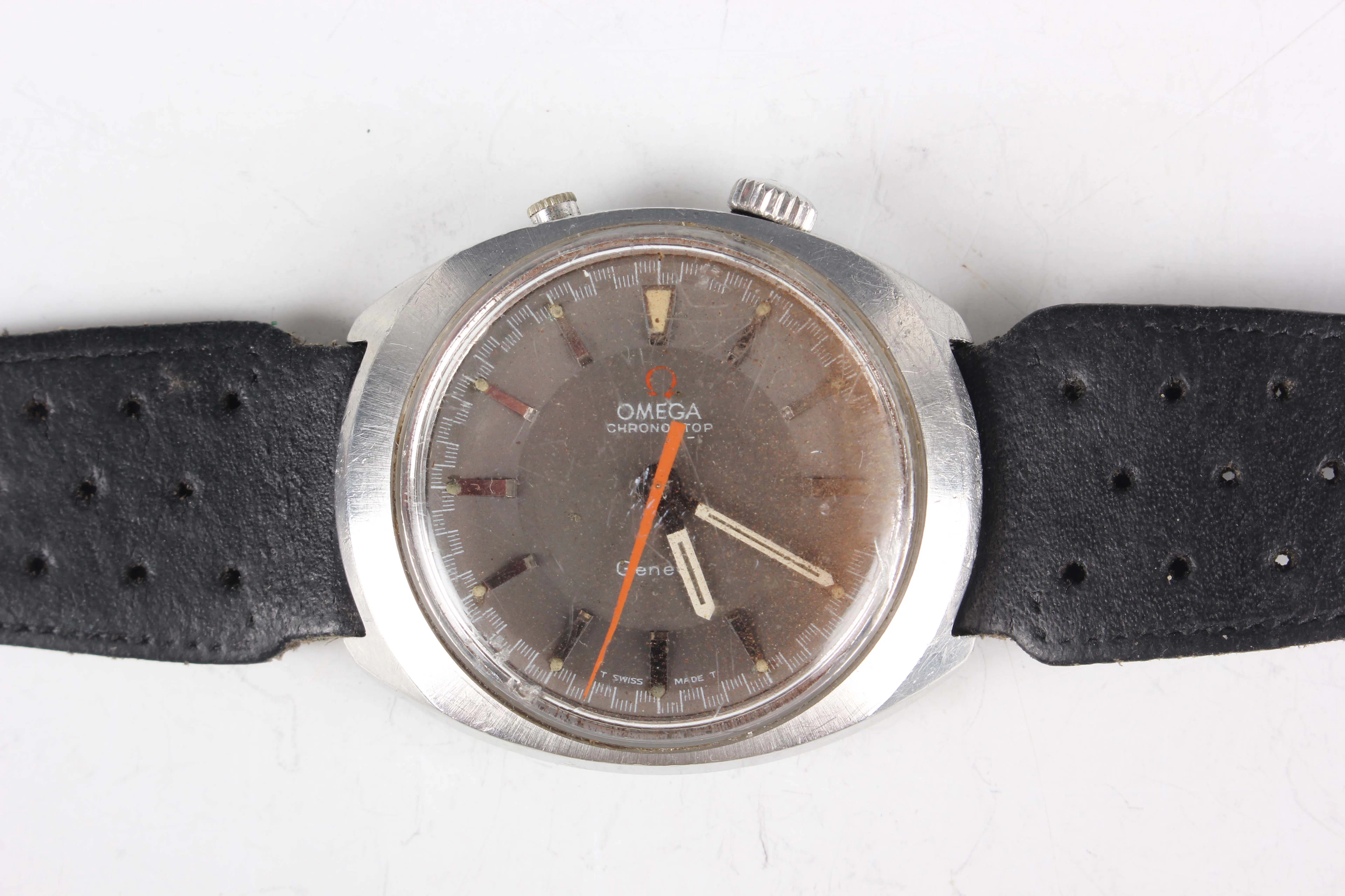 An Omega Chronostop stainless steel gentleman's wristwatch, Ref. 145.010