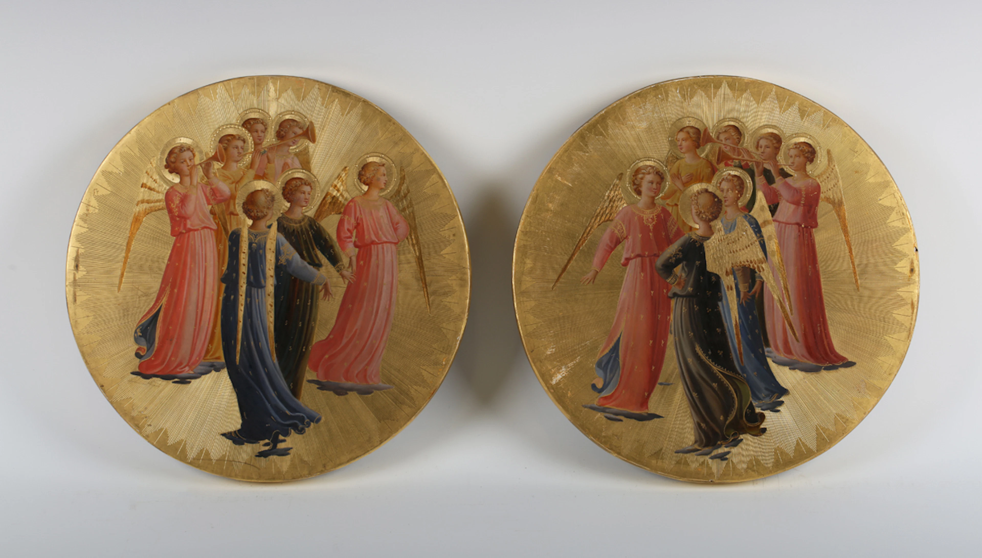 Manner of Fra Angelico (Italian c.1395-1455) - Choirs of angels, a