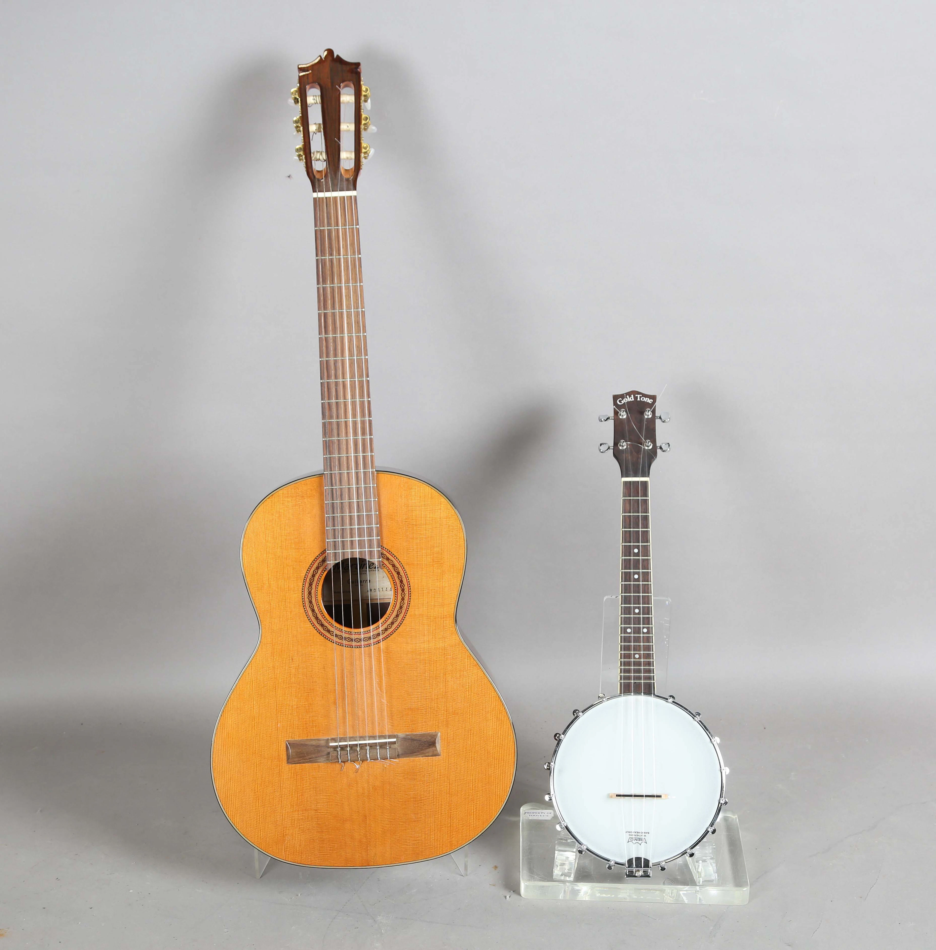 A Martinez acoustic classical guitar, model MCG-50C, serial number