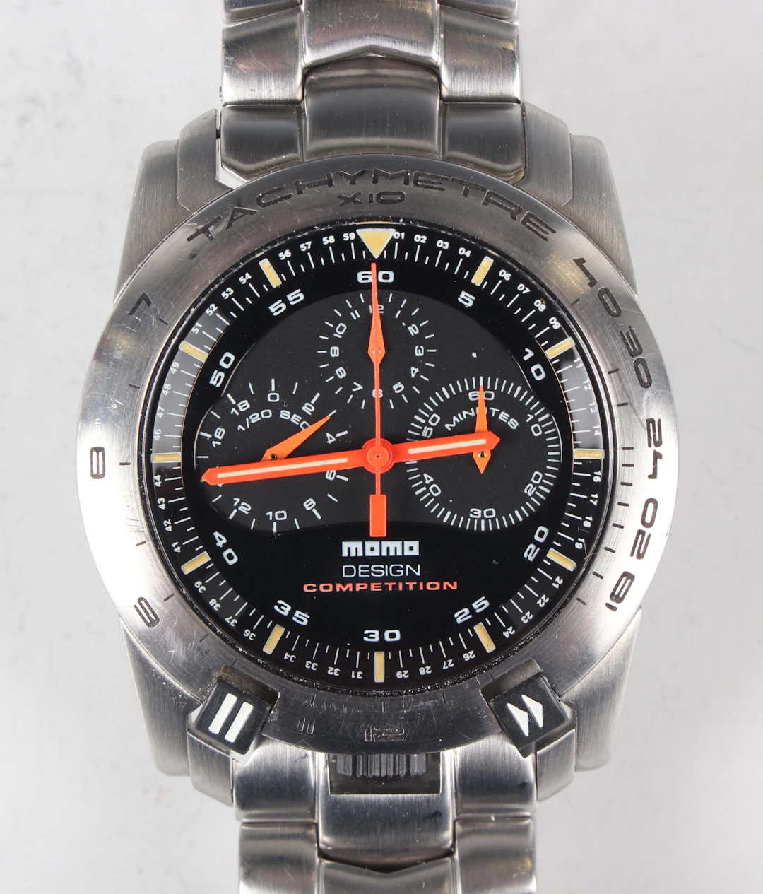 A Momo Design Competition stainless steel gentleman's chronograph