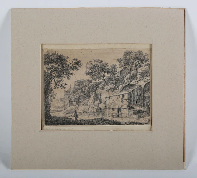 A group of three etchings, comprising After Anthonie Waterloo - Man