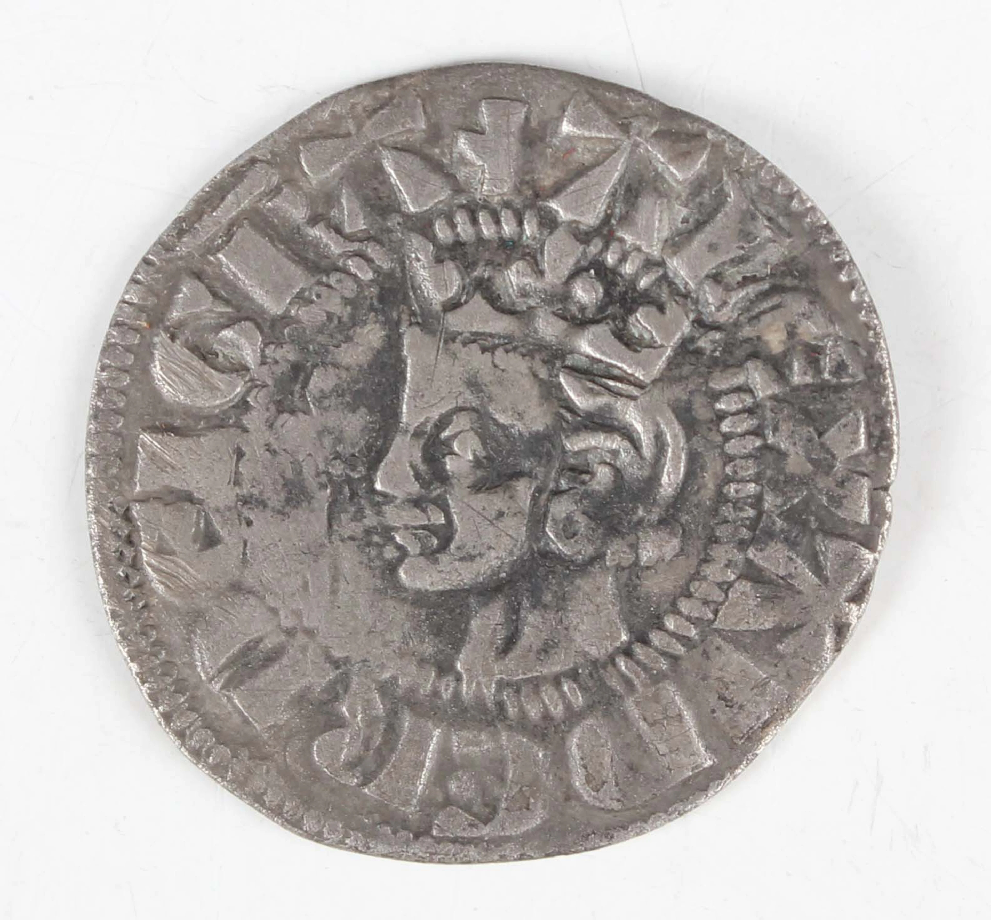 A Scotland Alexander III silver penny, second coinage, reverse with