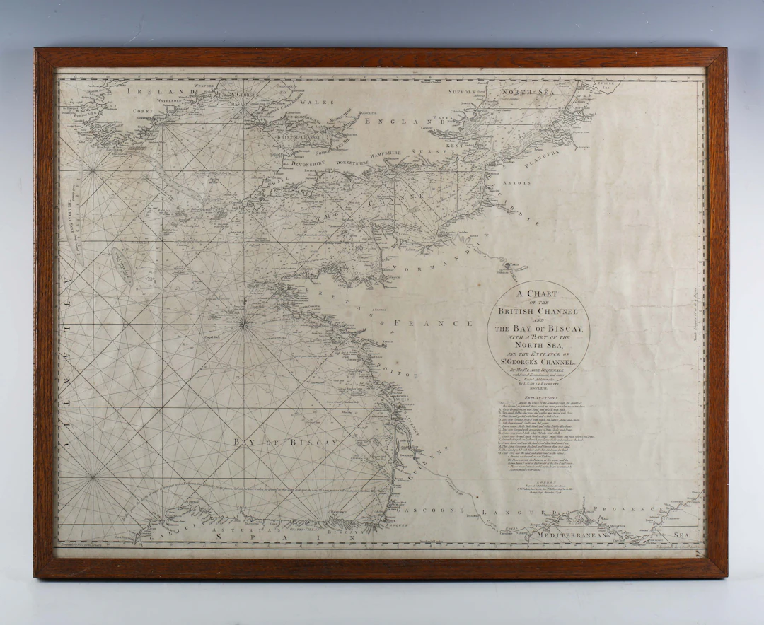 William Faden (publisher), l’Abbé Diquemare - 'A Chart of the British