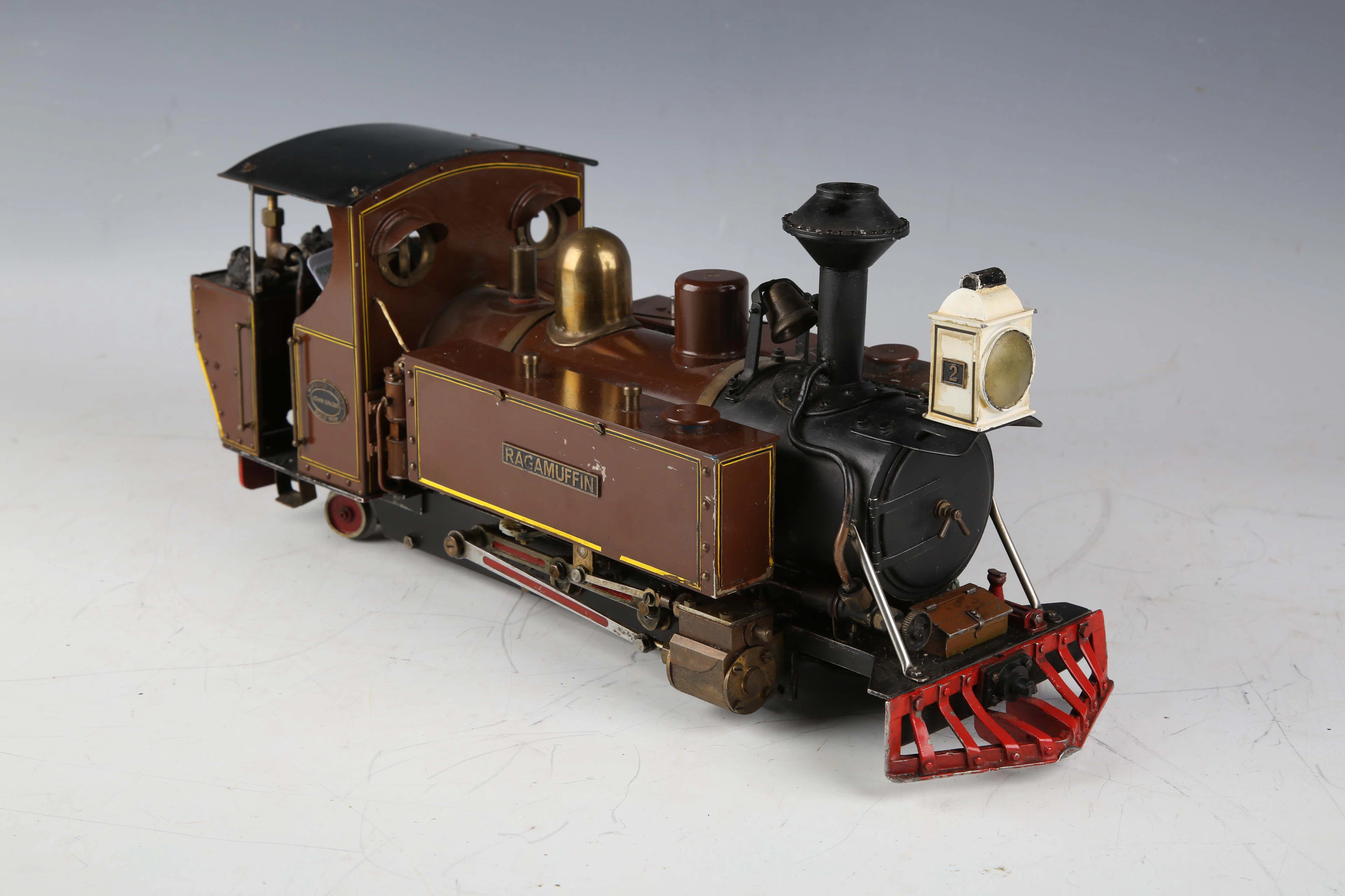 A John Smith 32mm gauge gas-fired live steam 2-6-2 narrow gauge locomotive