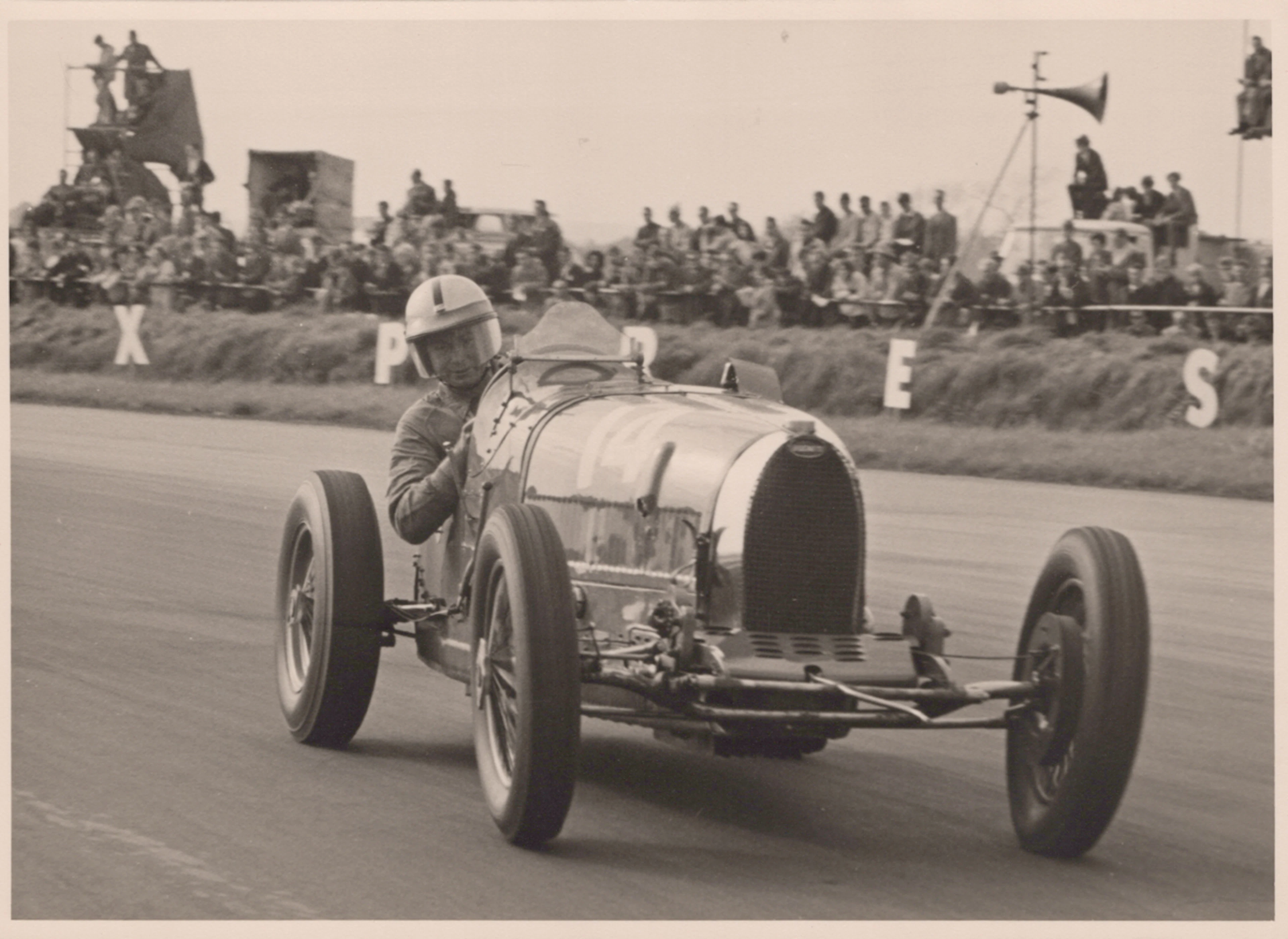 MOTORING. A collection of approximately 43 photographs of Bugatti