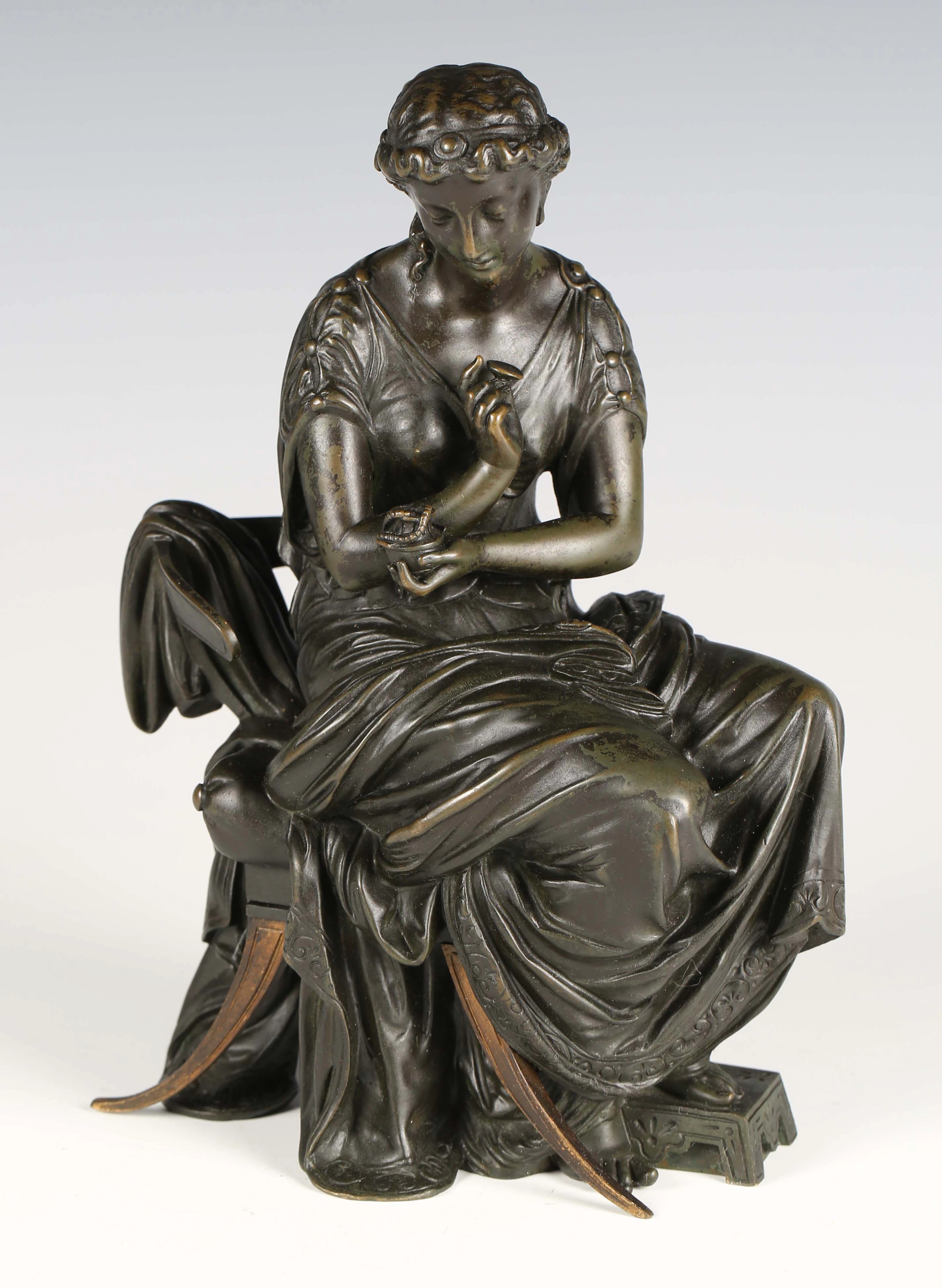 Attributed to Jean-Jacques Pradier - a late 19th century French brown