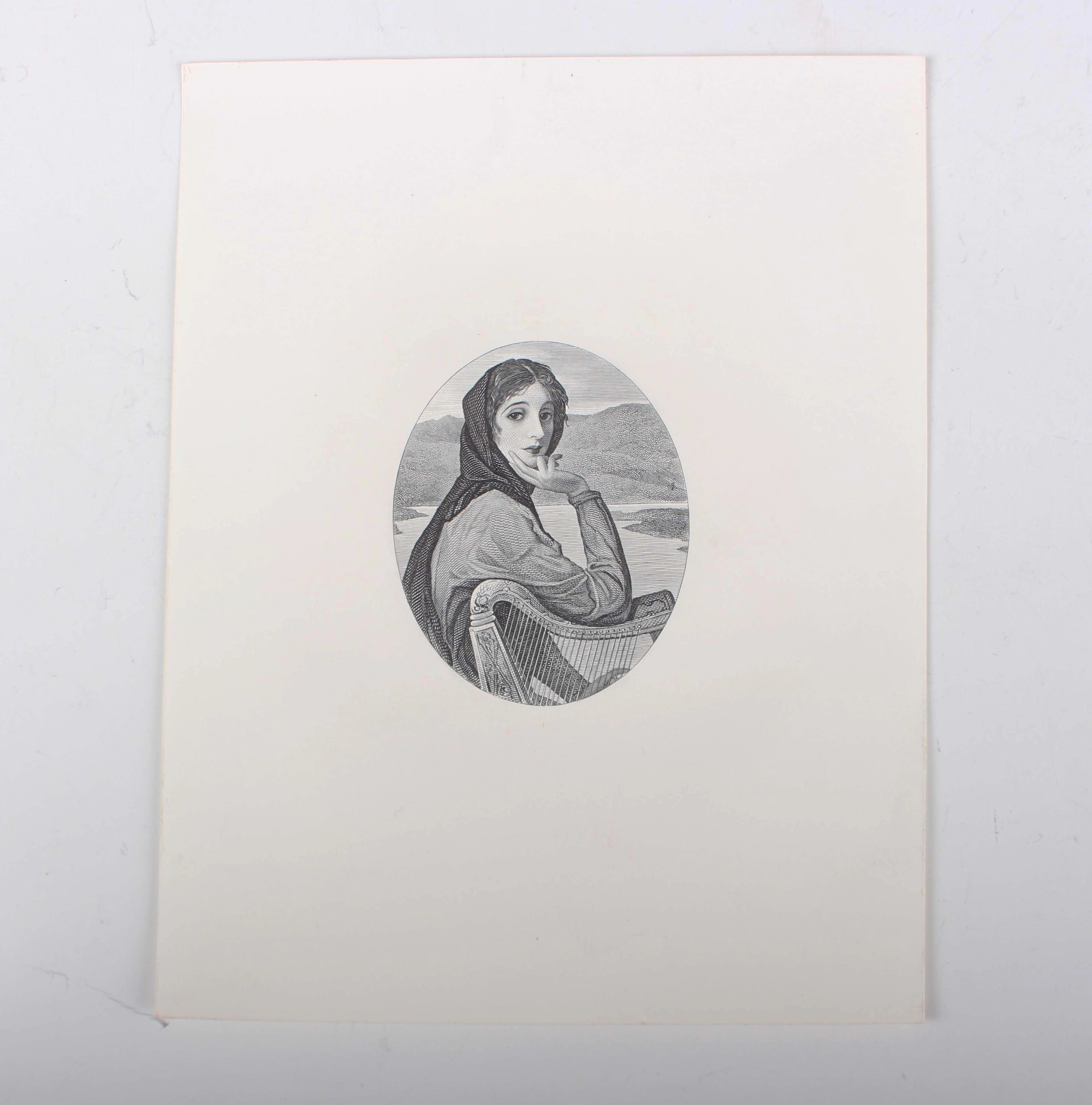 A scarce Irish Free State Currency Commission Lady Lavery oval vignette