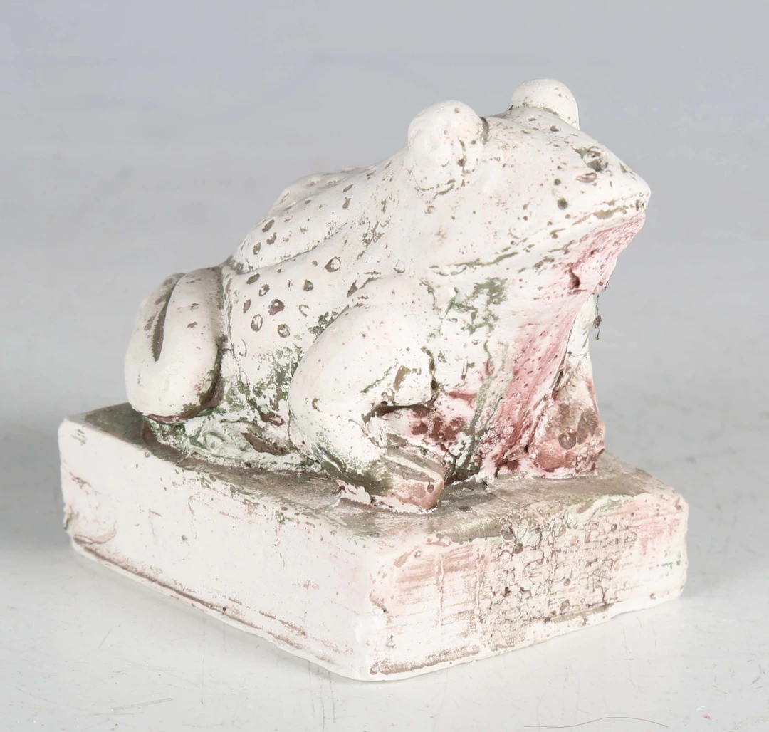 Eduardo Paolozzi (1924-2005) - a cast plaster model of a seated frog