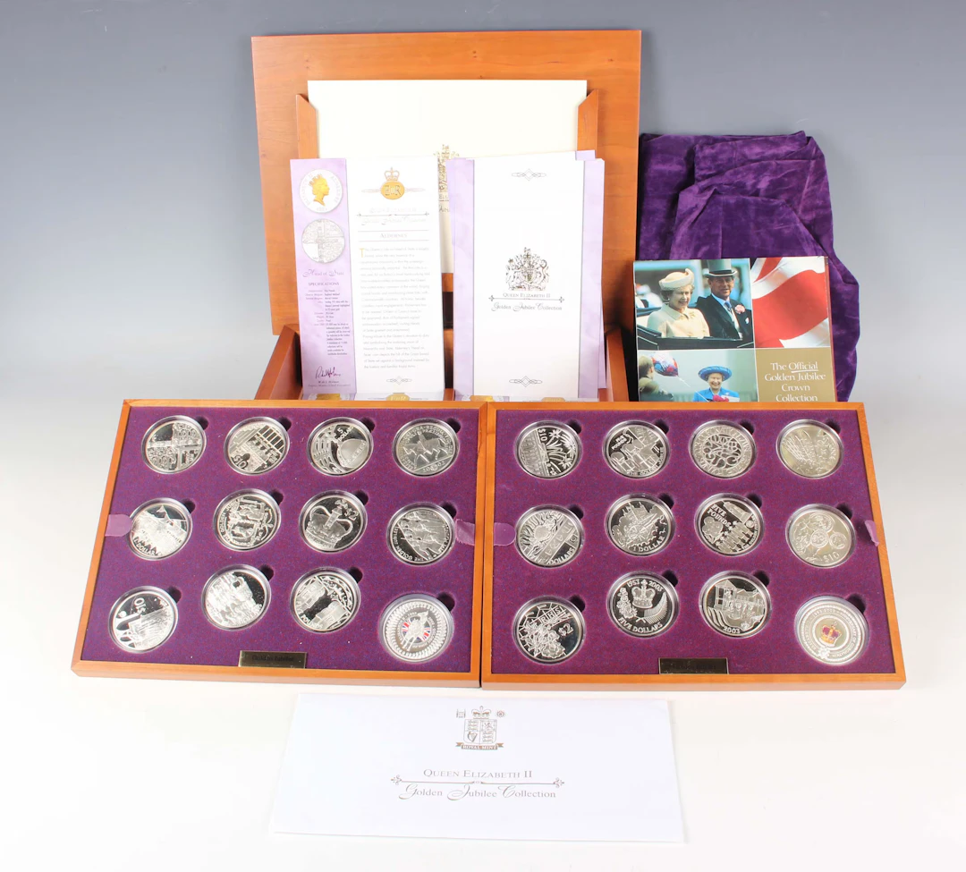 An Elizabeth II Royal Mint Golden Jubilee Collection silver proof