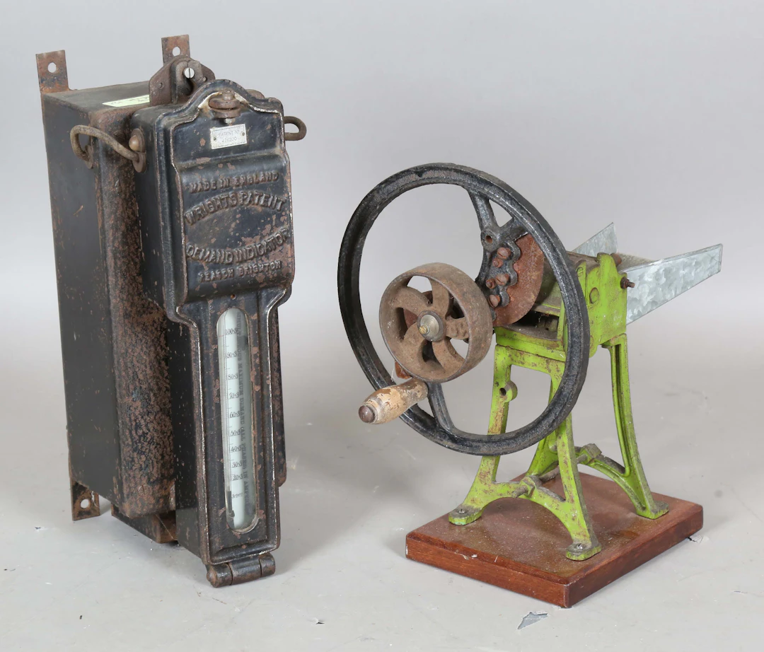 A Wrights Patent Demand Indicator by Reason of Brighton, length 42cm