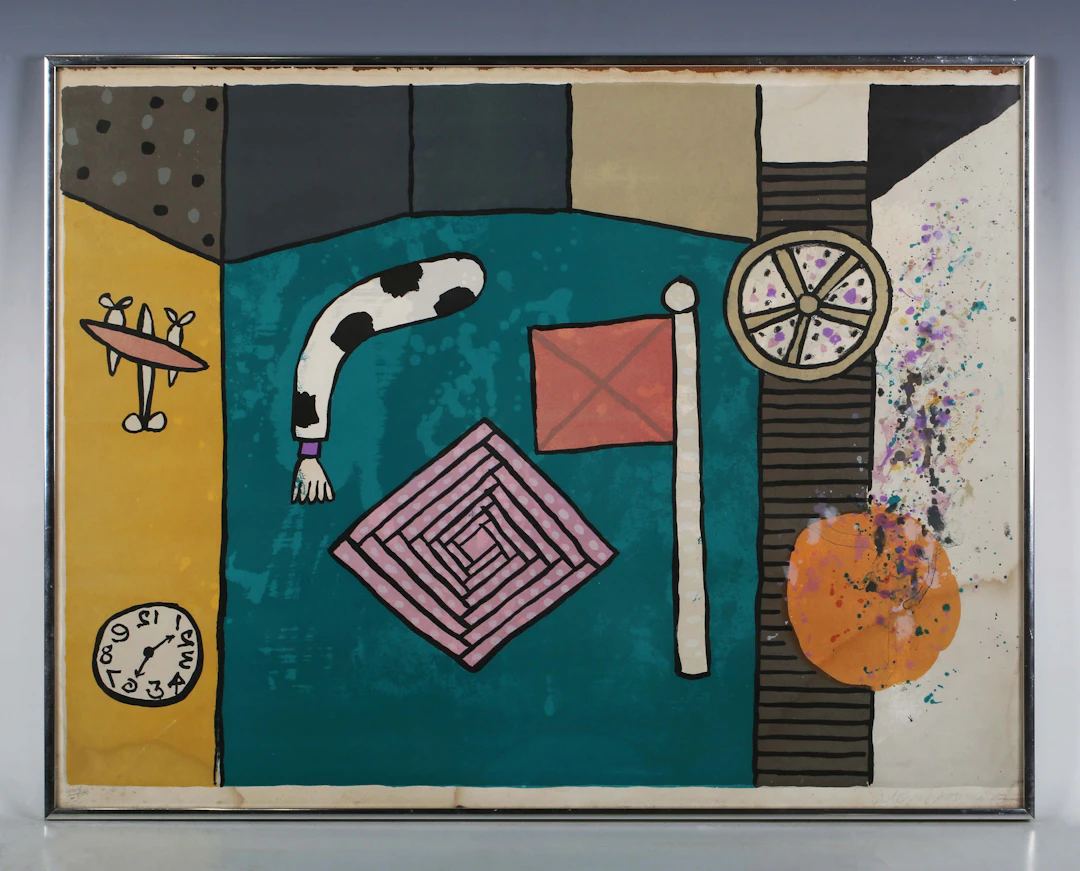 Alan Davie (Scottish 1920-2014) - Magic Picture No. 1, colour screenprint