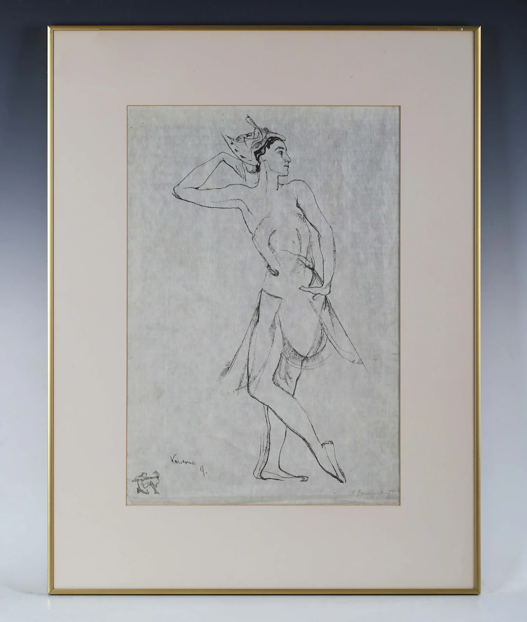 Arthur Grunenberg (German 1880-1952) - Scenes from Ballets Russes: