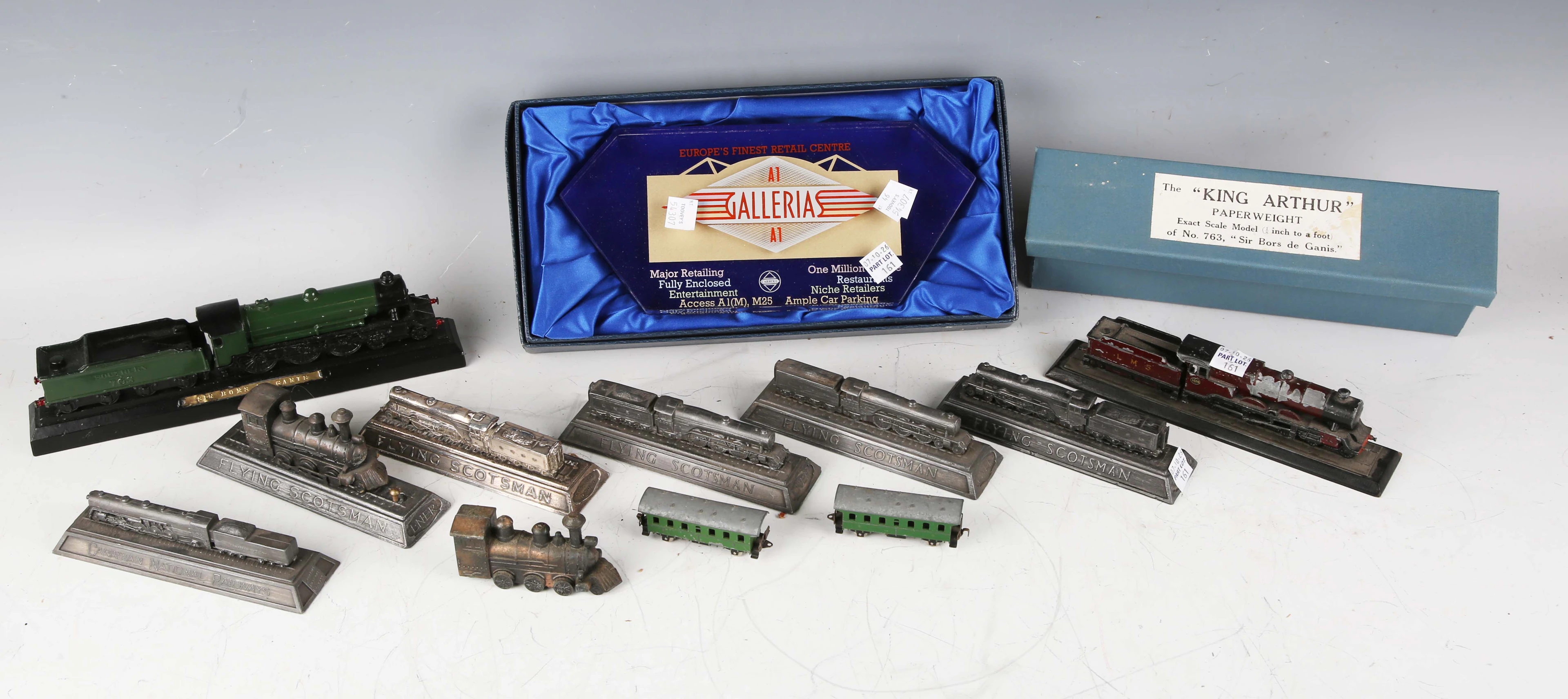 A collection of OO gauge railway items, including Graham Farrish 2-6-2