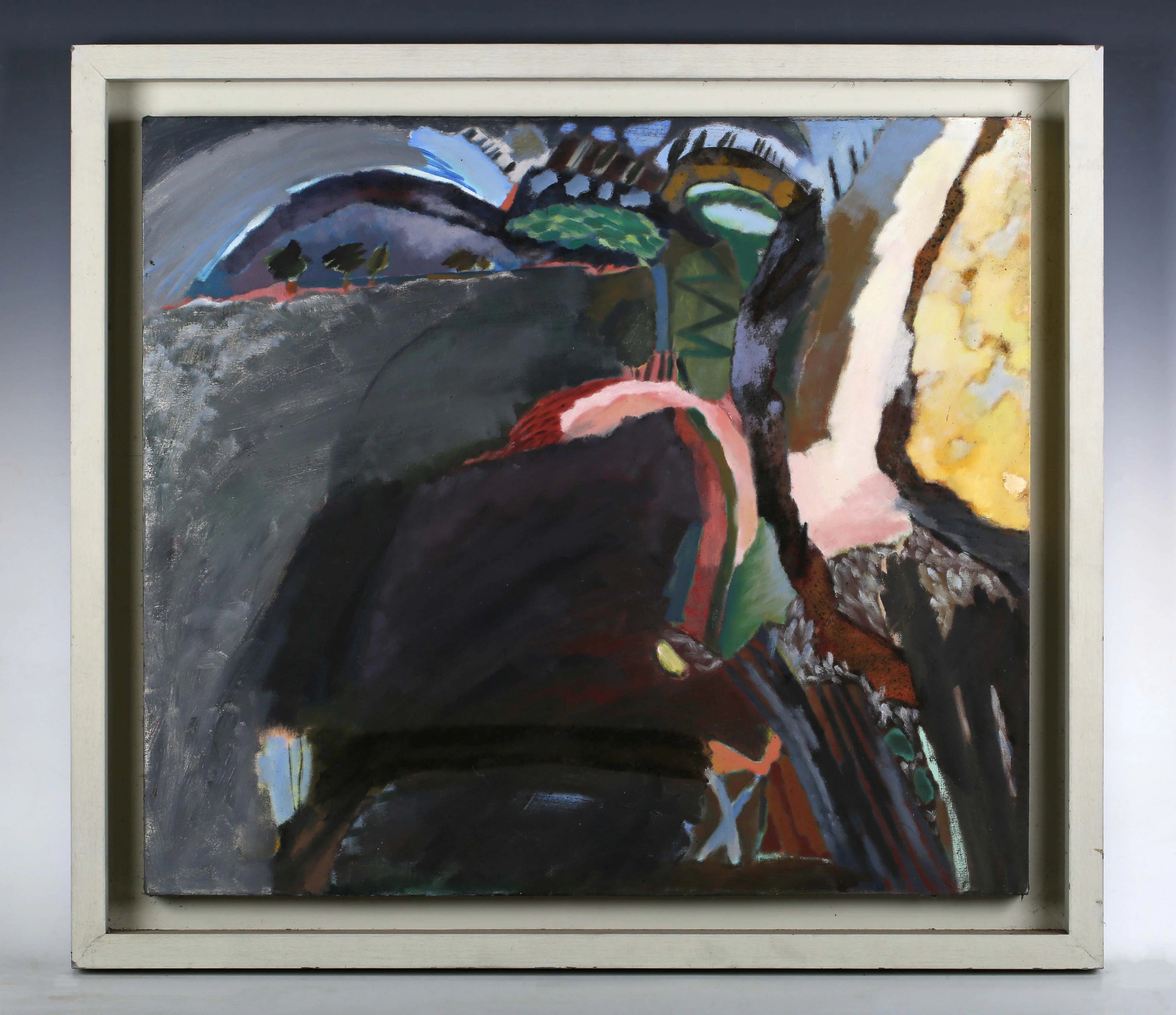Olivia Stanton (b.1969) - Abstract, oil on canvas laid on board, signed