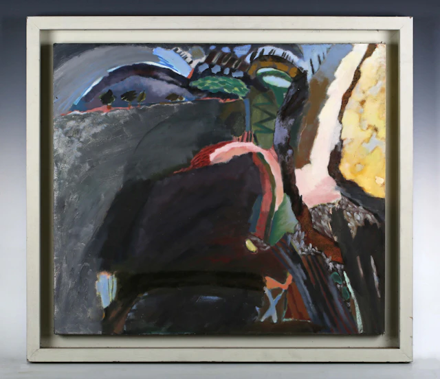 Olivia Stanton (b.1969) - Abstract, oil on canvas laid on board, signed