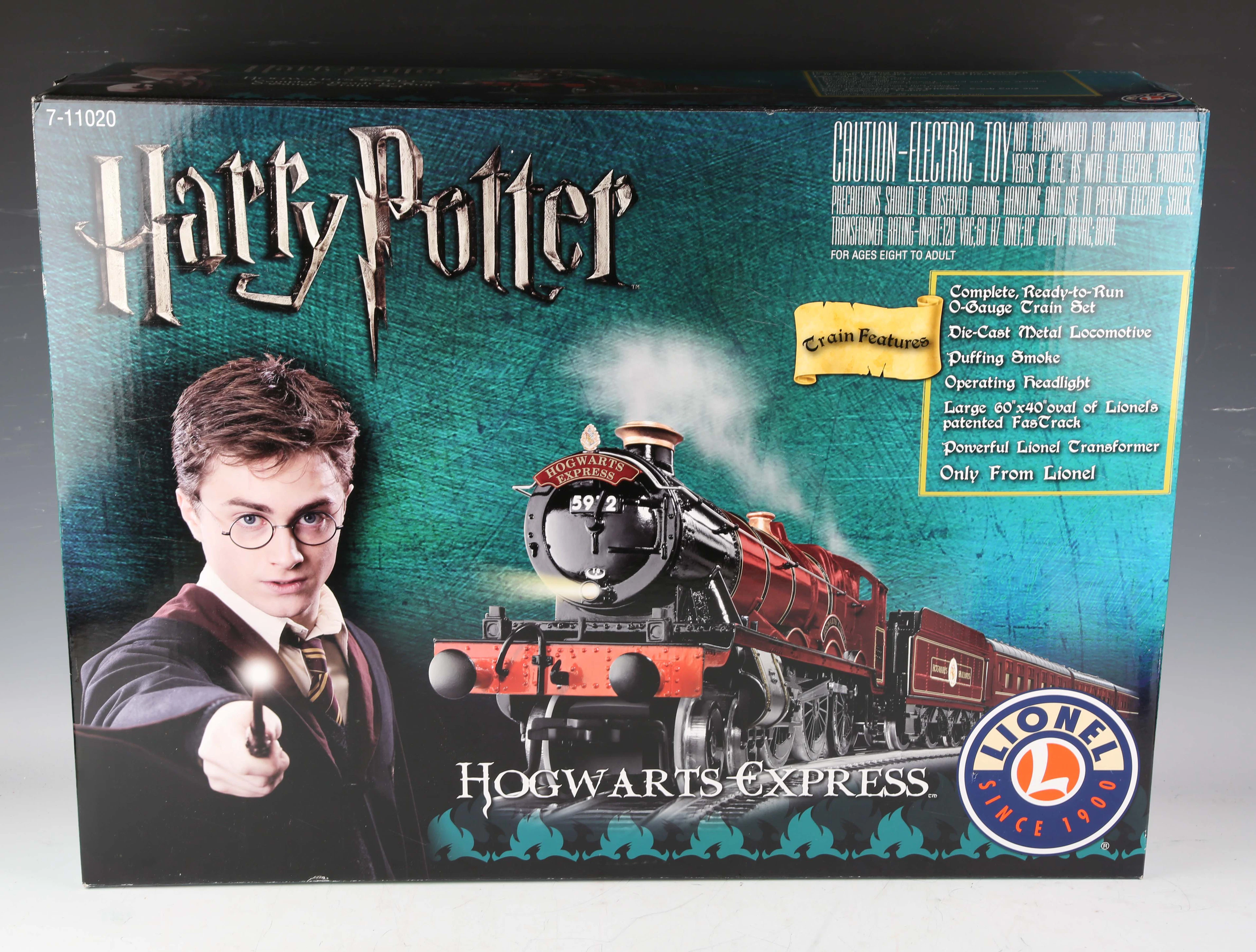 A Lionel O gauge No. 7-11020 Hogwarts Express three-rail train set