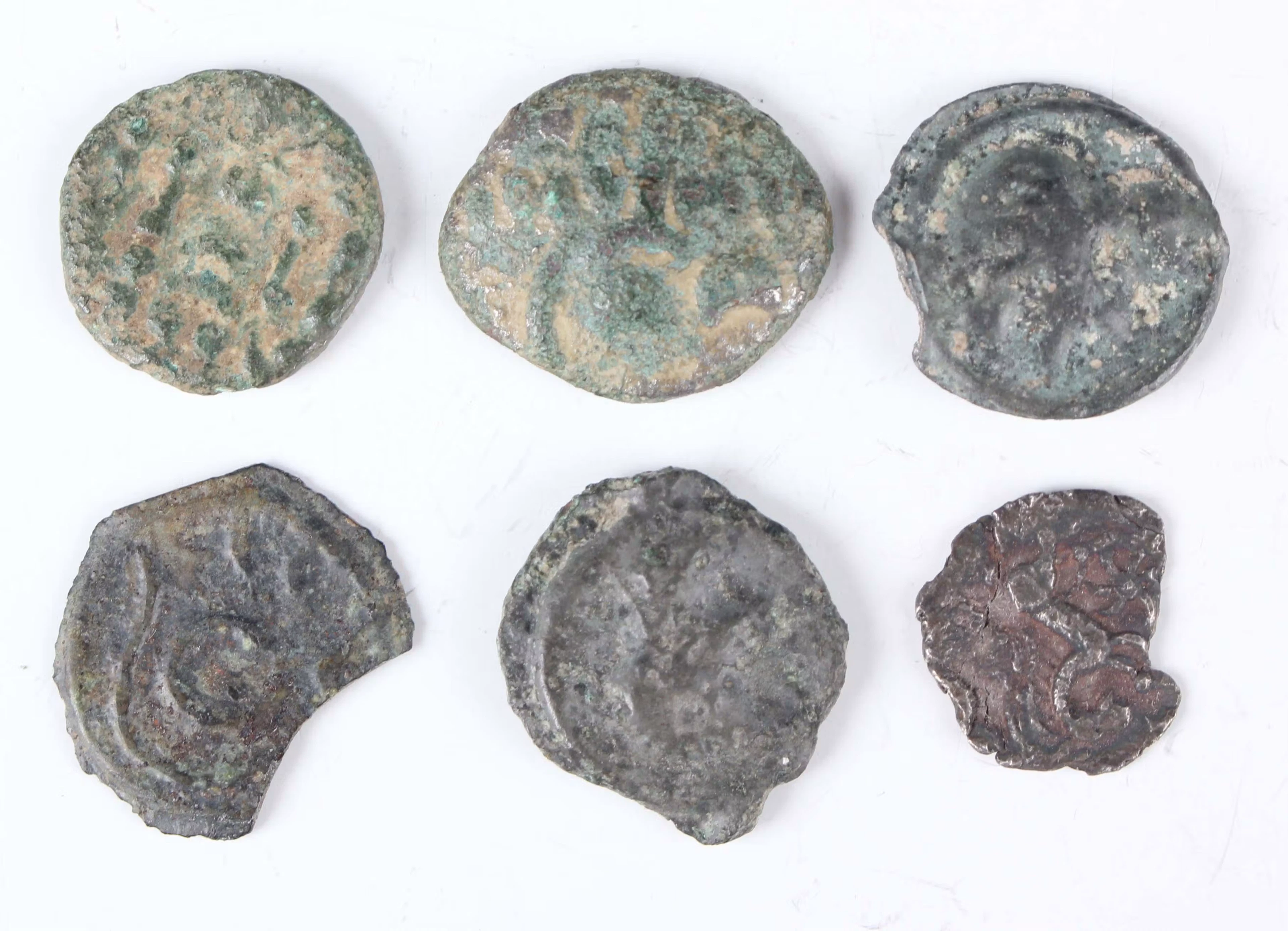 A small group of Iron Age British coinage, including two Thurrock
