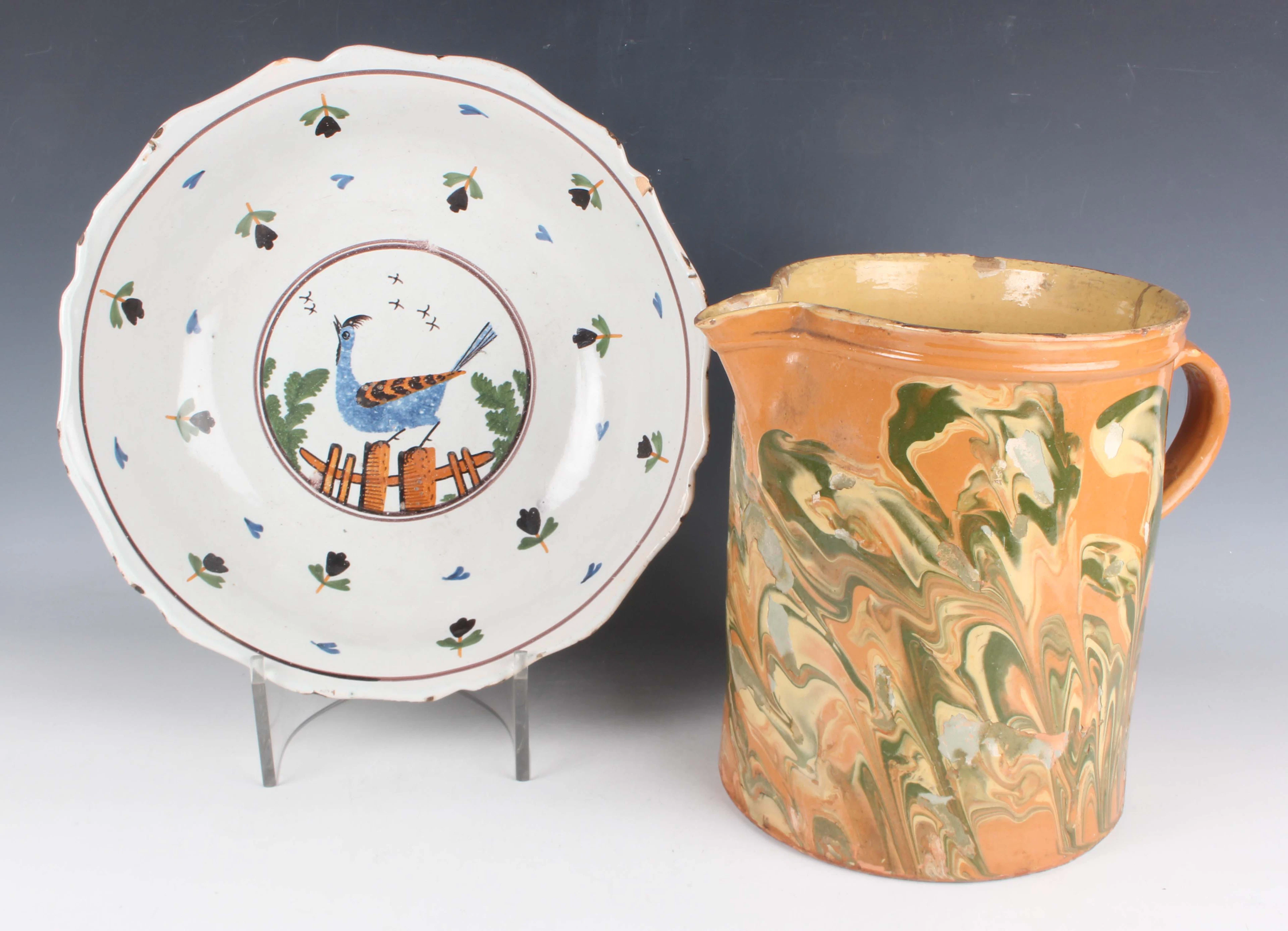 A small group of provincial French pottery, 19th and 20th century