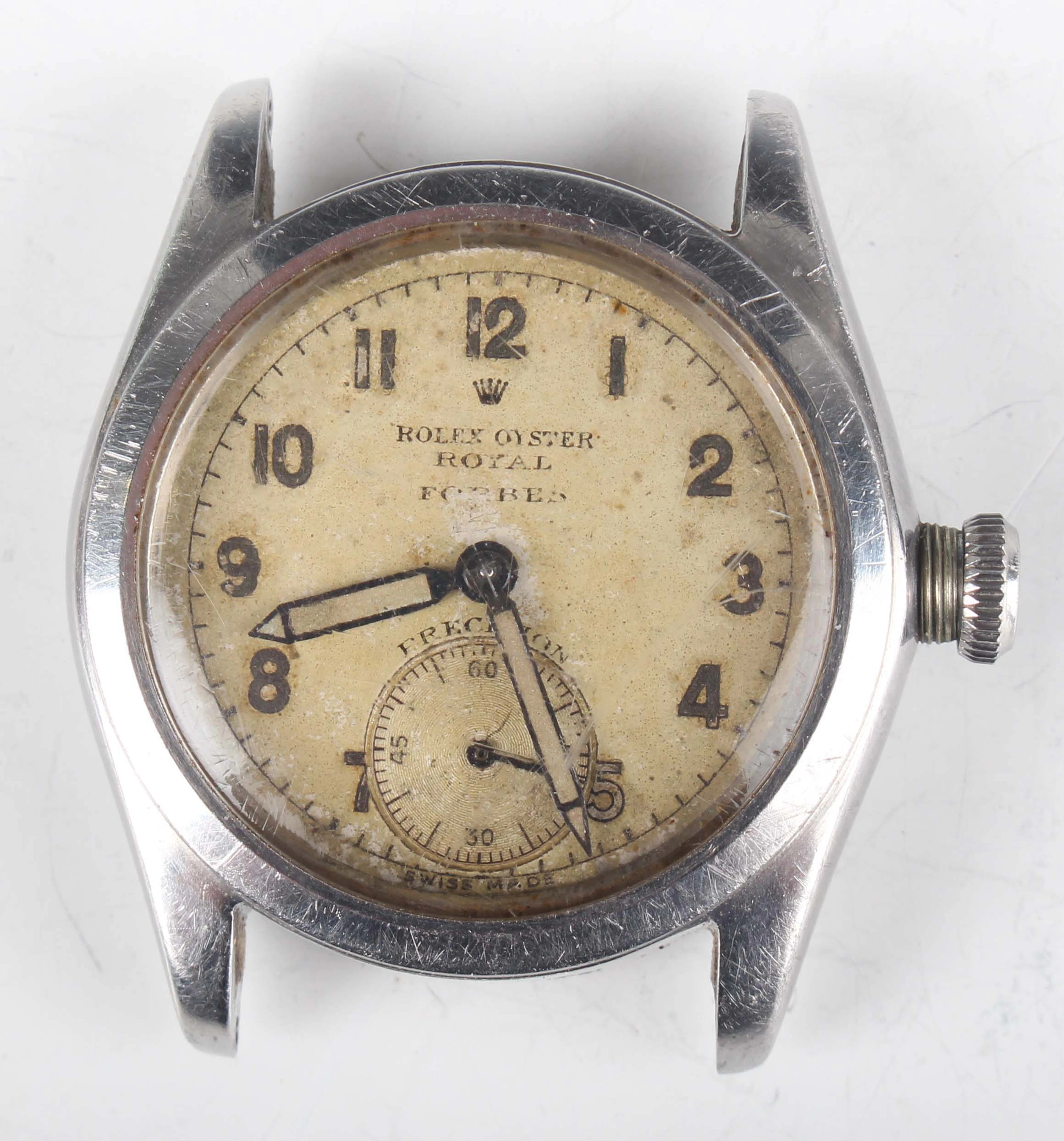 A Rolex Oyster Royal stainless steel circular cased gentleman's wristwatch