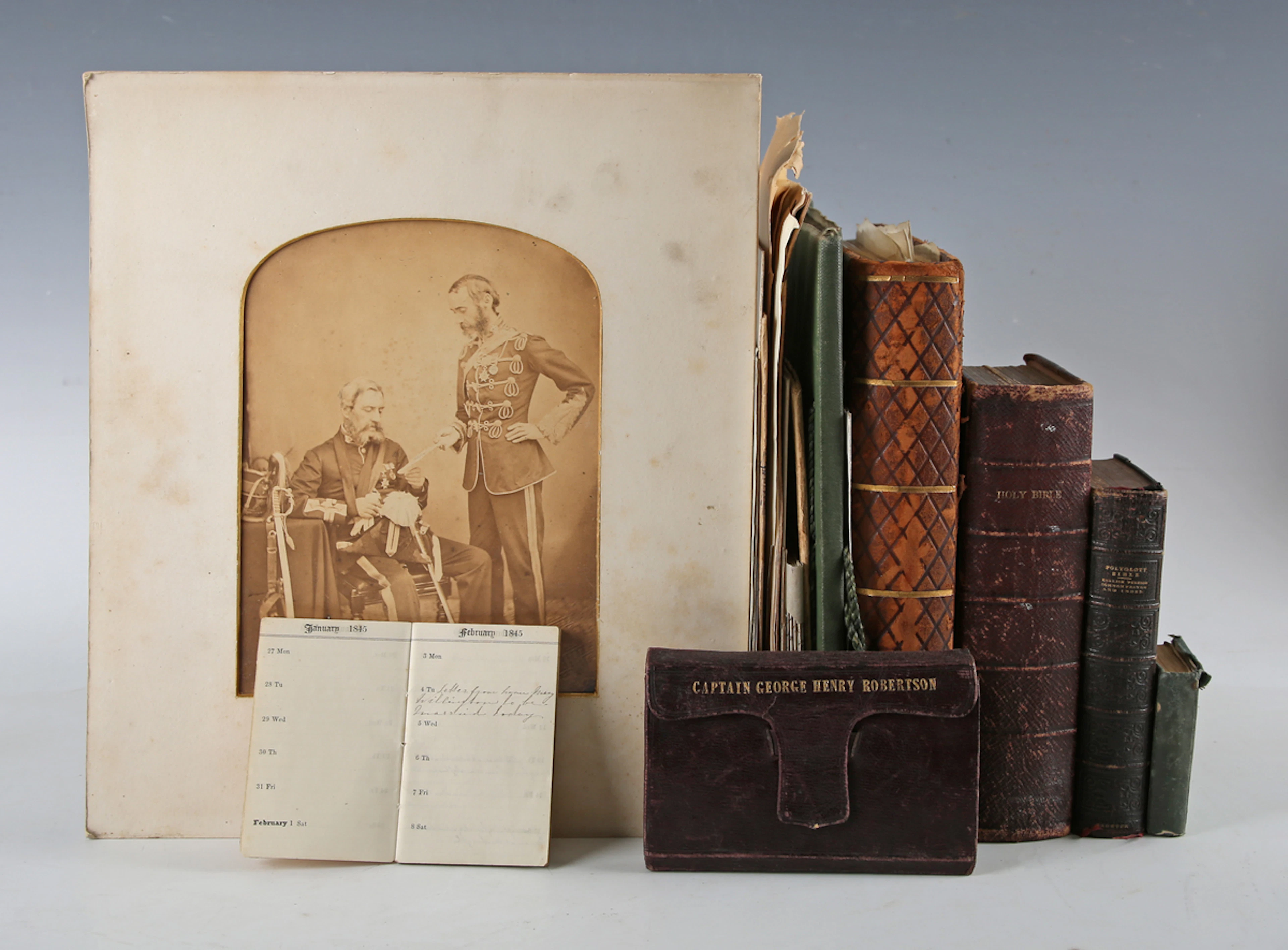 MANUSCRIPT. – George Henry ROBERTSON. [A hand-written diary of a tour