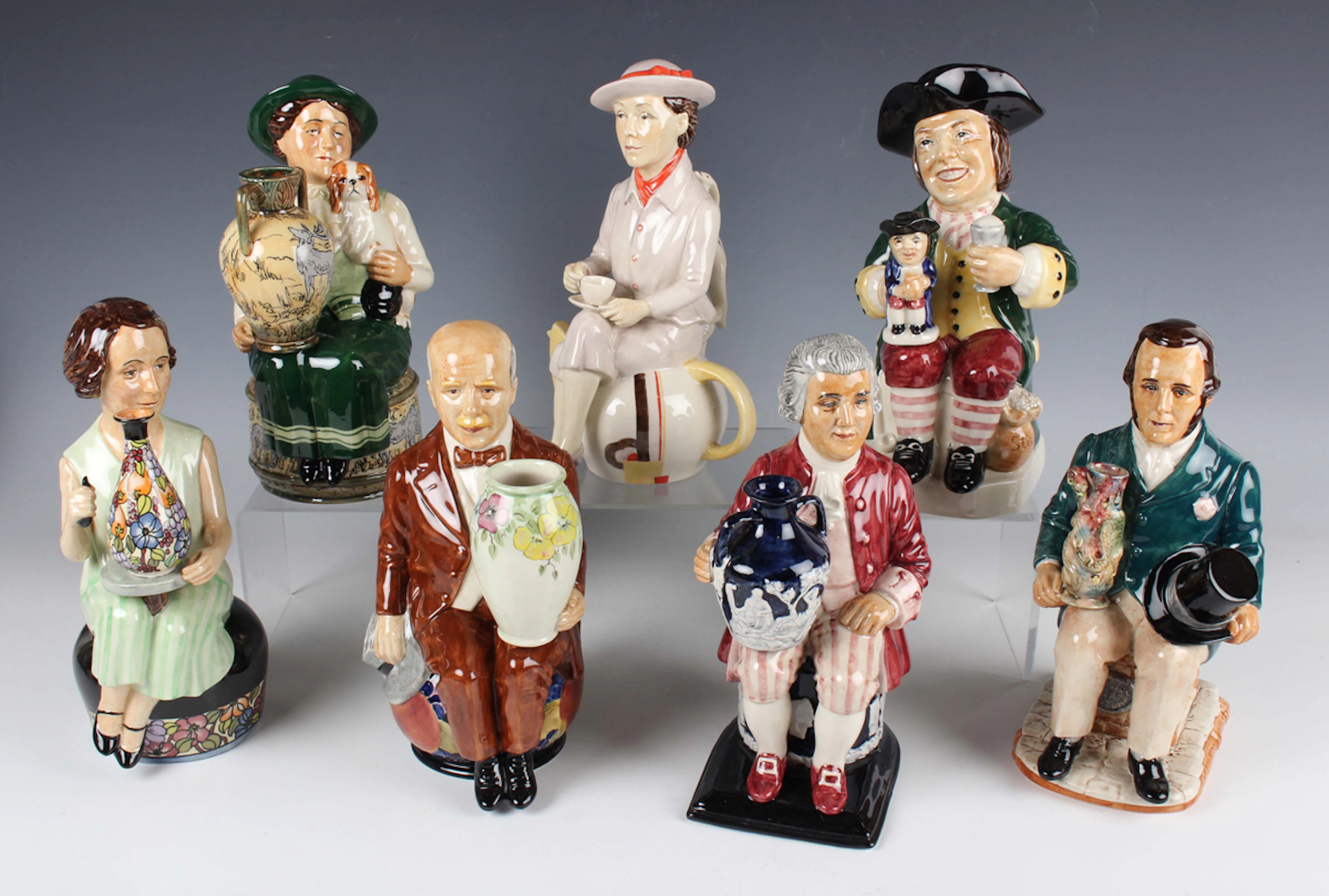 A set of seven Potter series Kevin Francis limited edition toby jugs