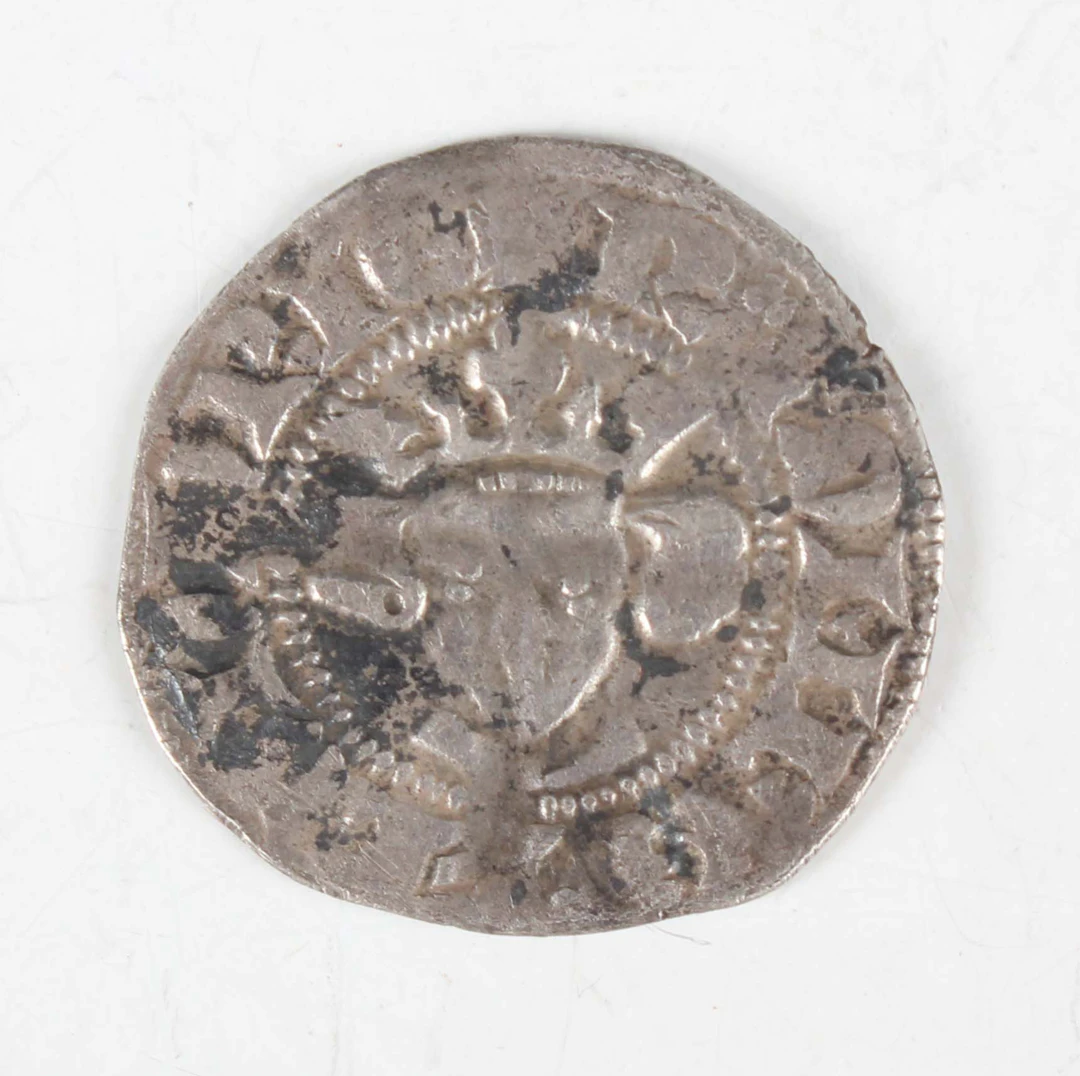 A scarce hammered sterling silver penny of Robert of Béthune, circa