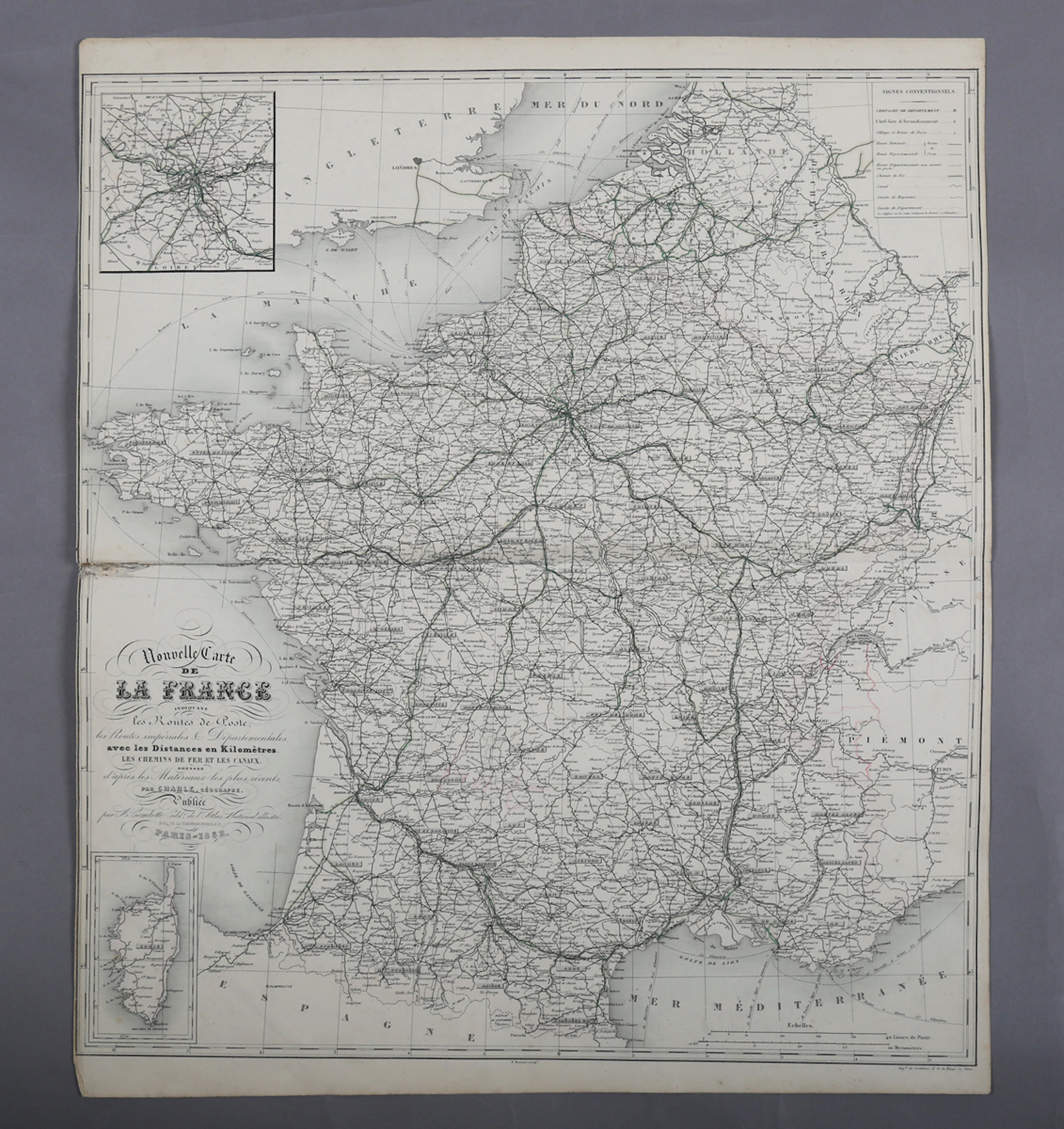 A folio of assorted maps, including ‘Abyssinia Nubia &c’, published