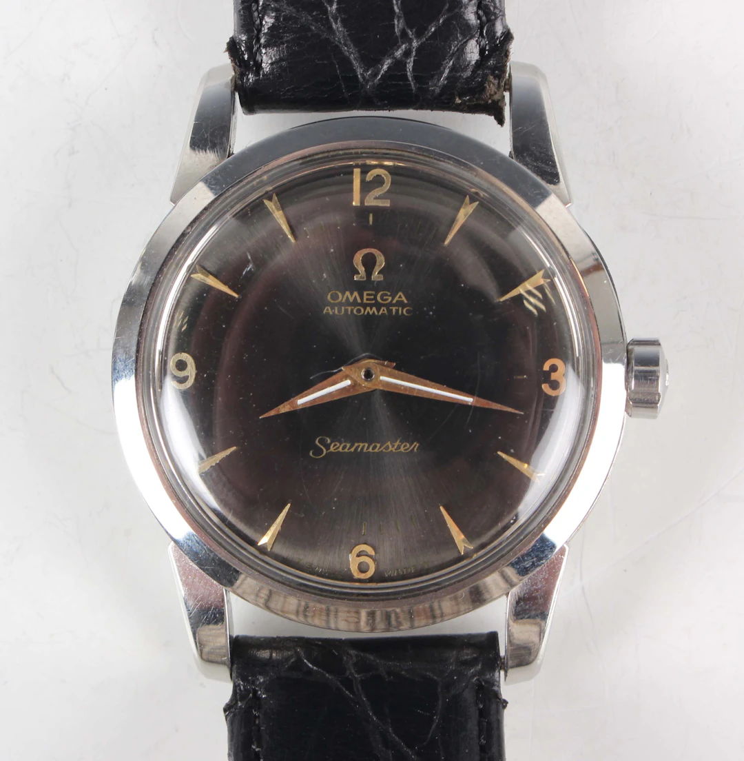 An Omega Automatic Seamaster stainless steel circular cased gentleman's