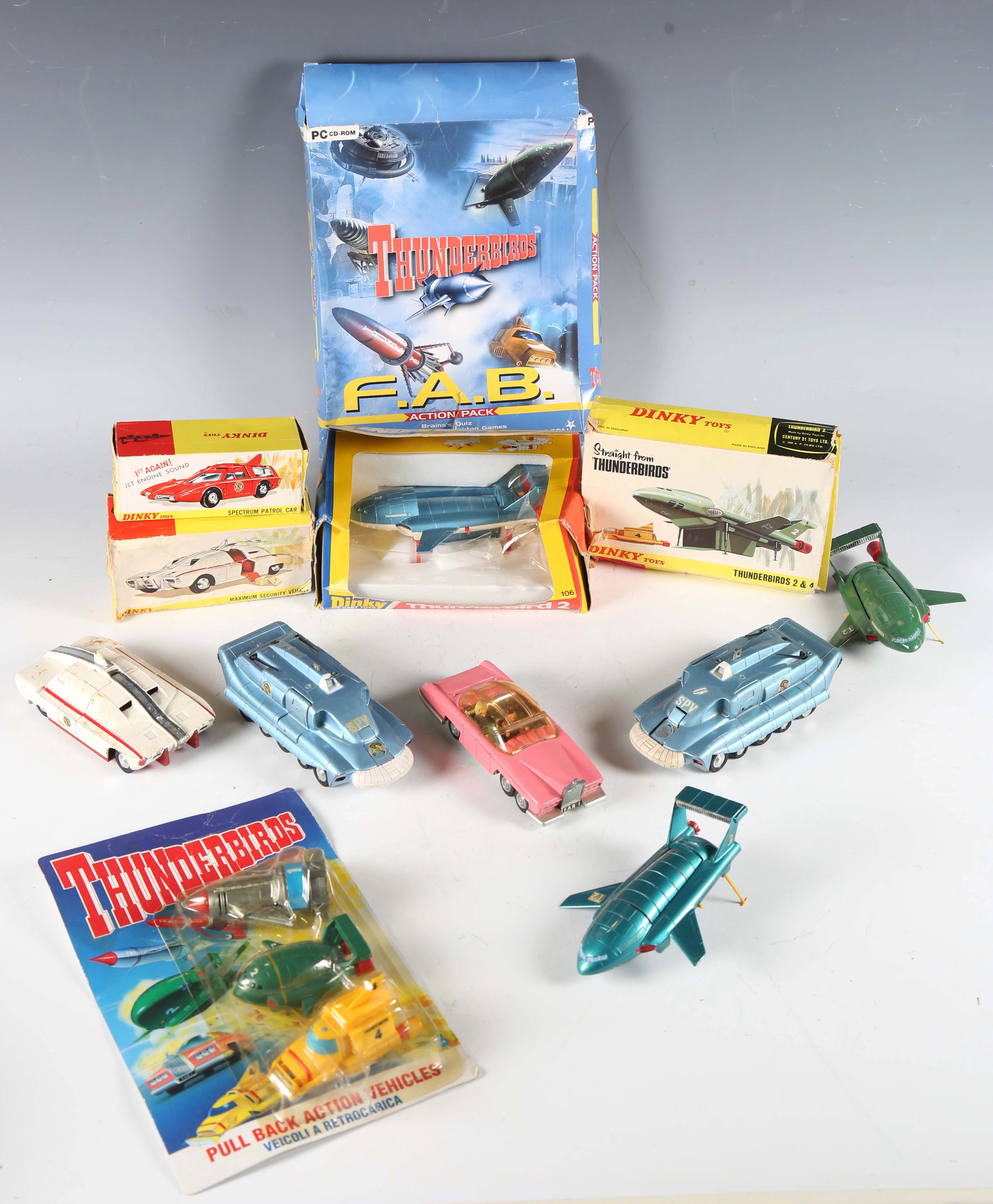 A group of Dinky Toys television series vehicles, comprising No. 106