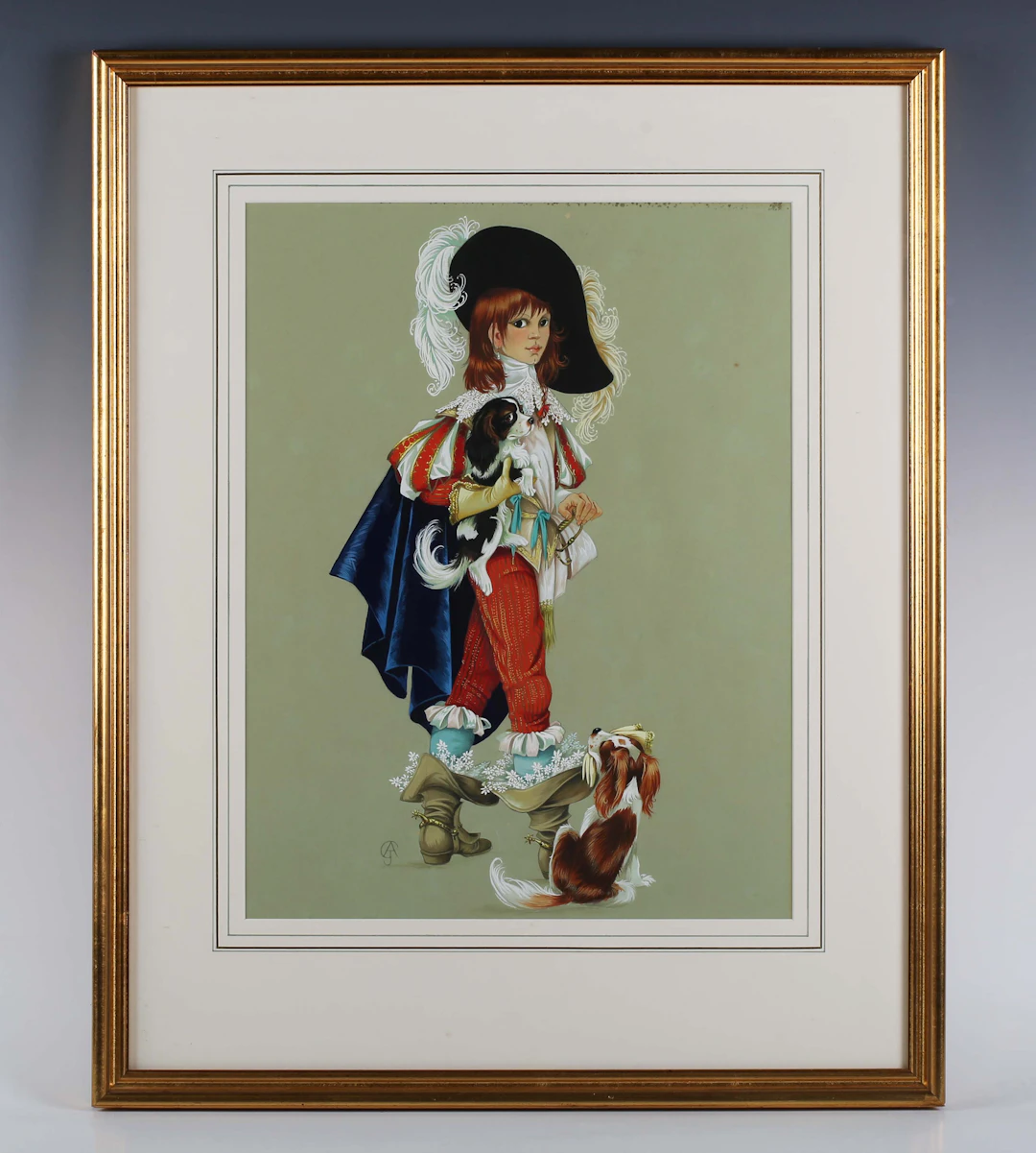 Anne Grahame Johnstone (British 1928-1998) - Boy dressed as a cavalier;