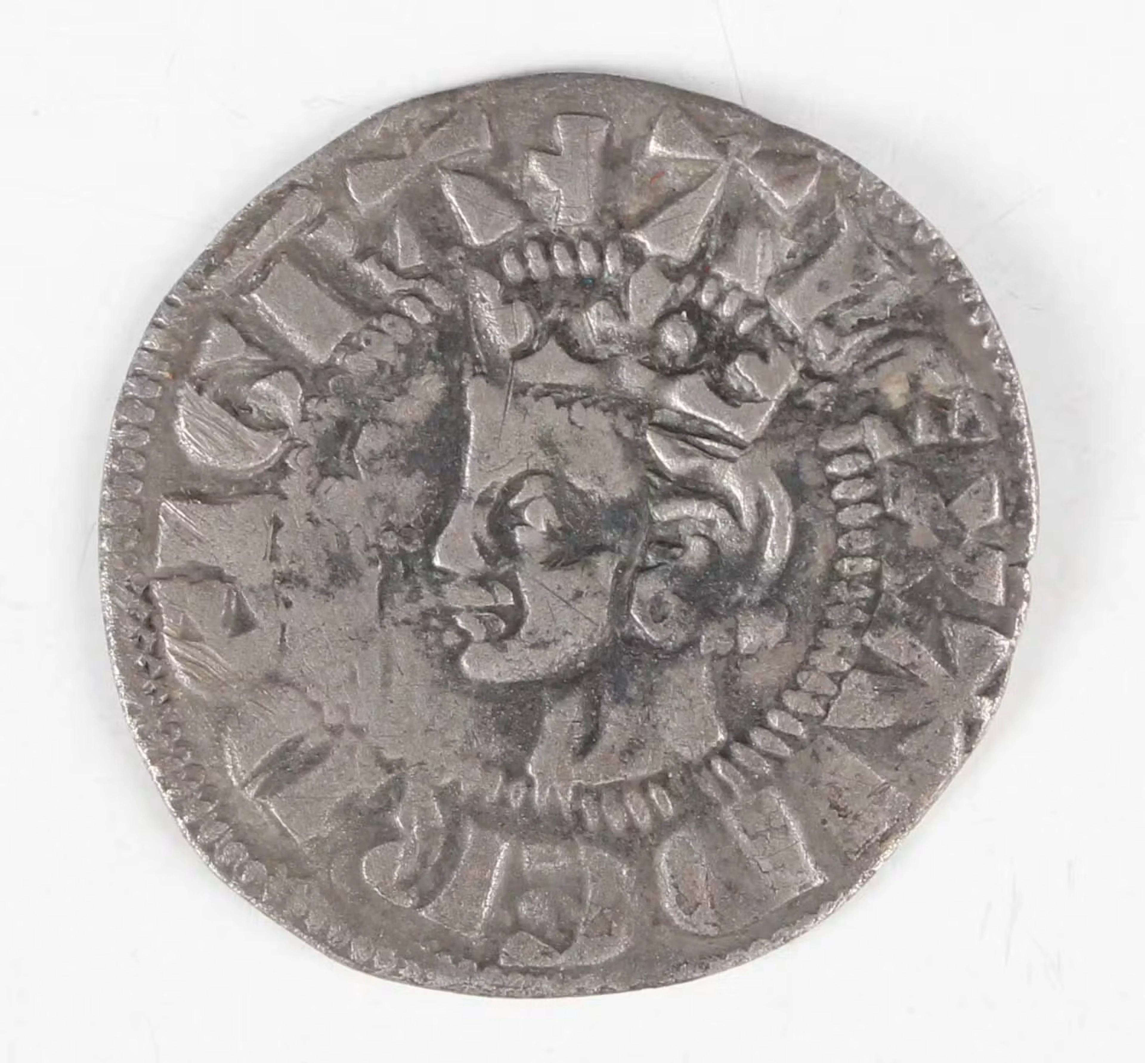 A Scotland Alexander III silver penny, second coinage, reverse with