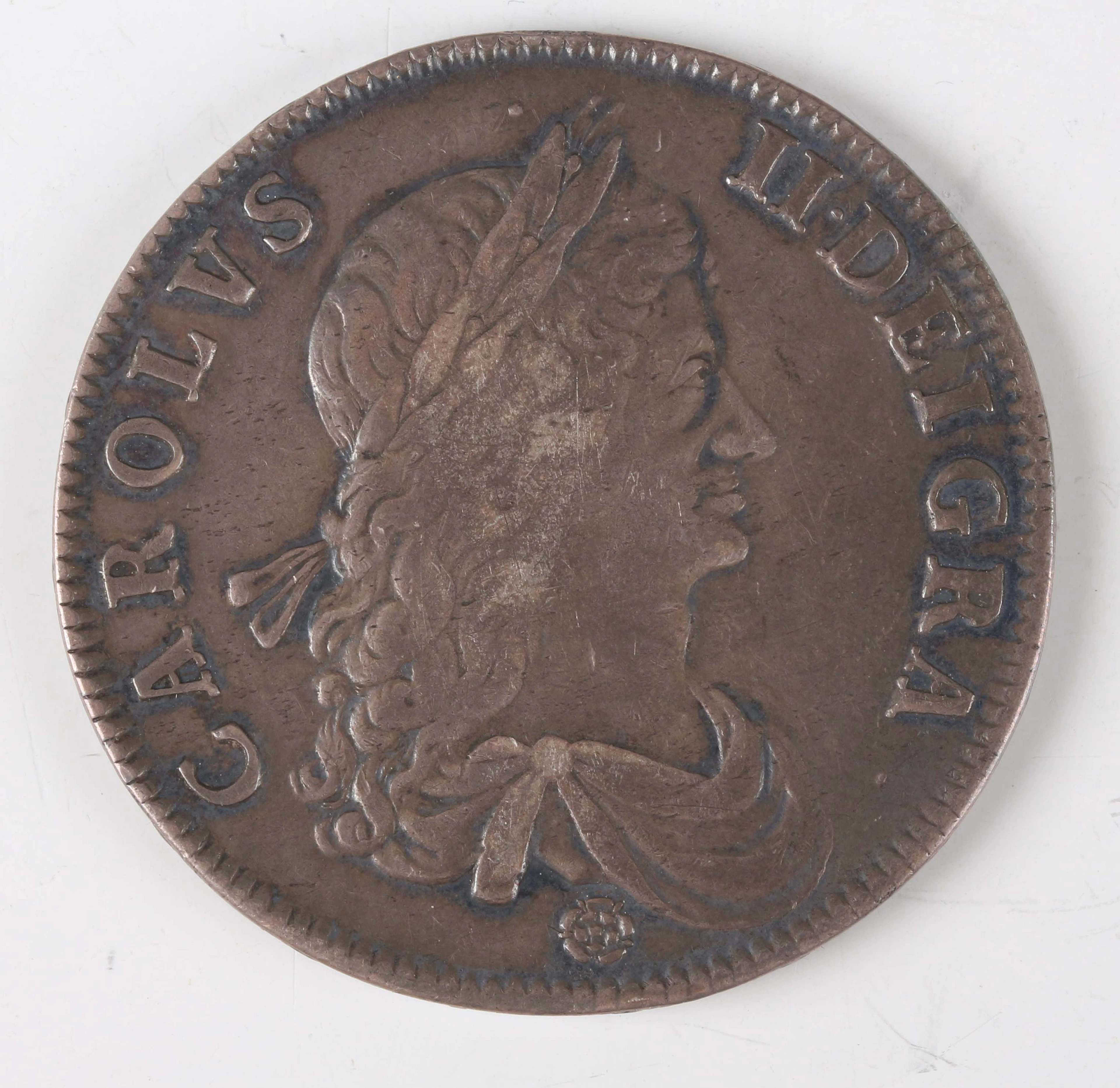 A Charles II crown 1662, rose below bust, Sp 3350 (good/very fine
