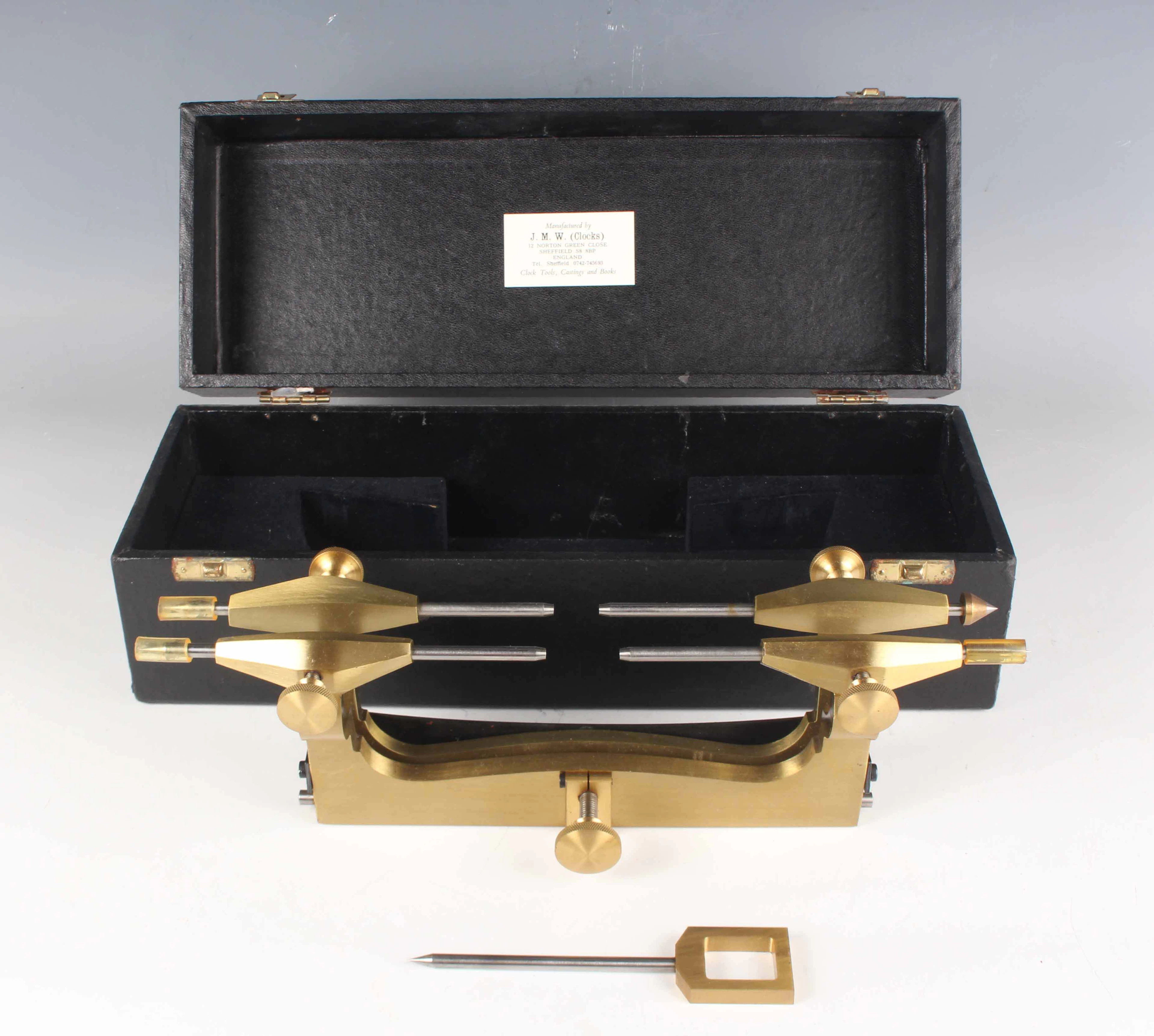 A 20th century clockmaker's depthing tool by J.M.W. (Clocks), length
