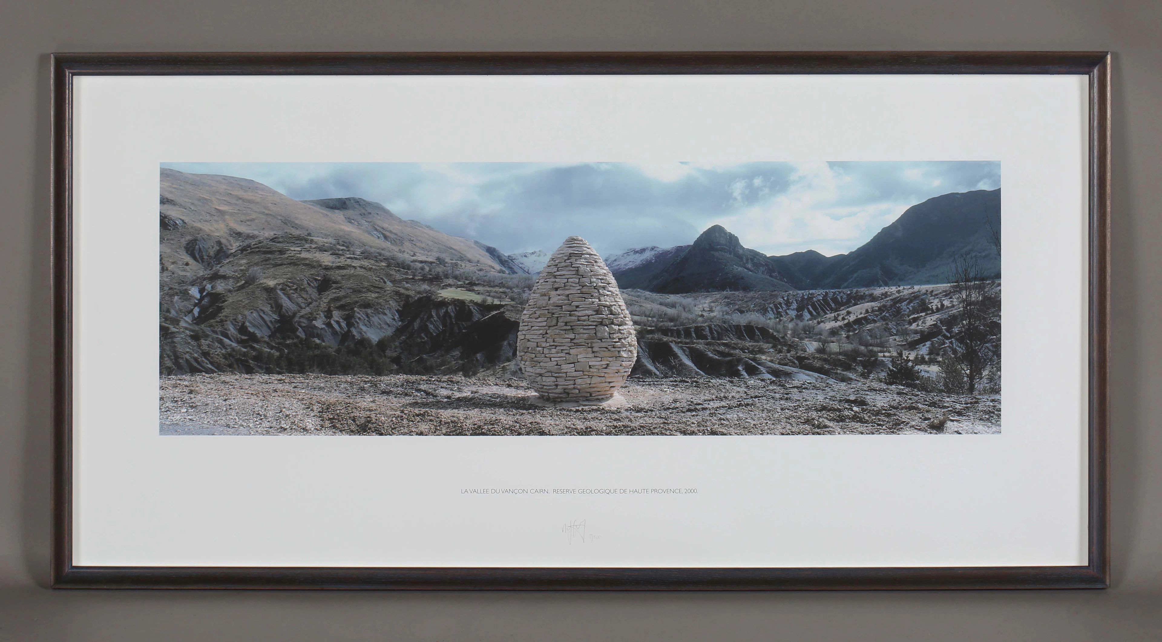 Andy Goldsworthy (British b.1956) - 'La Vallée du Vançon Cairn, Reserve