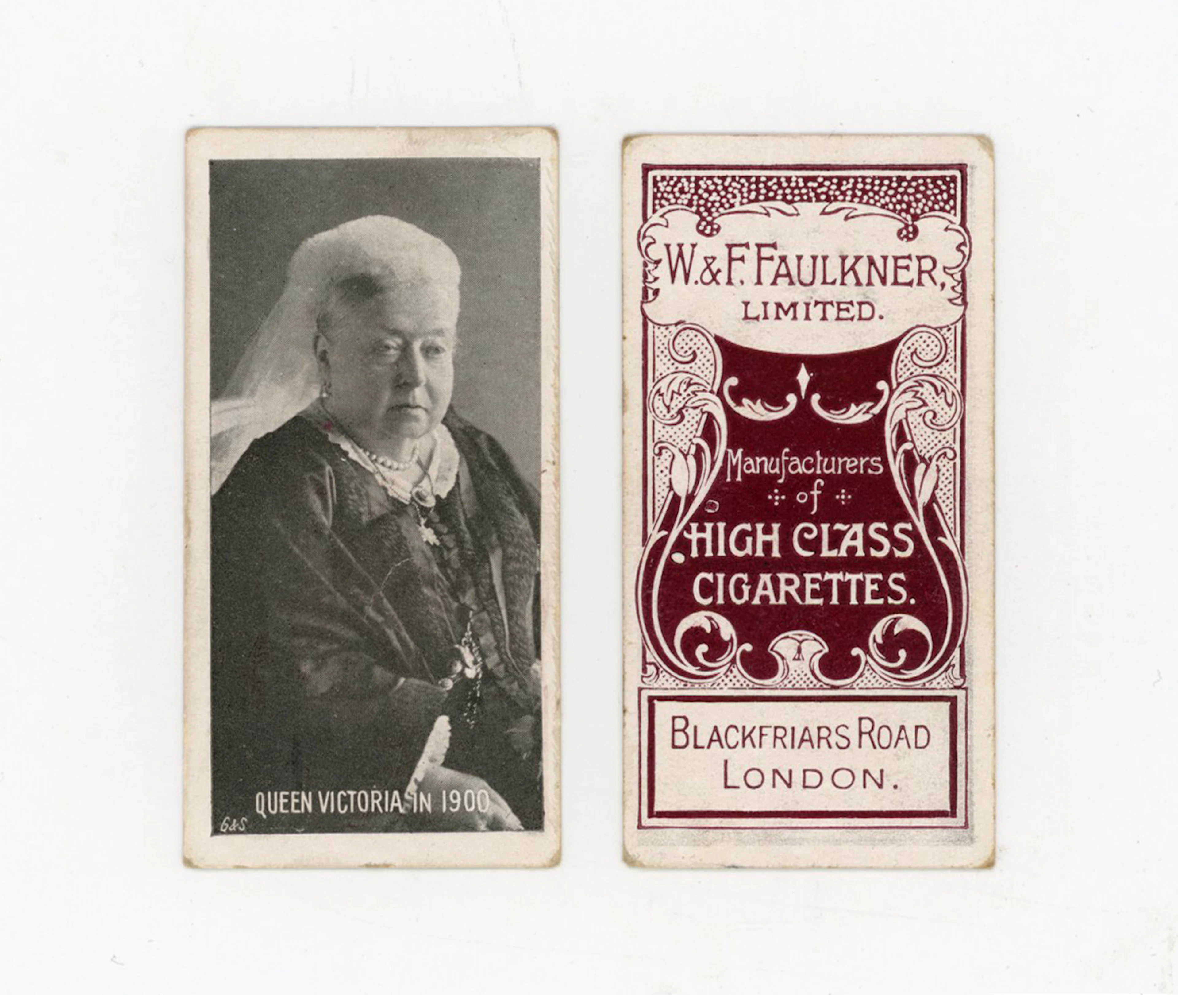 An album of cigarette and trade cards, mostly odds, including 7 W.