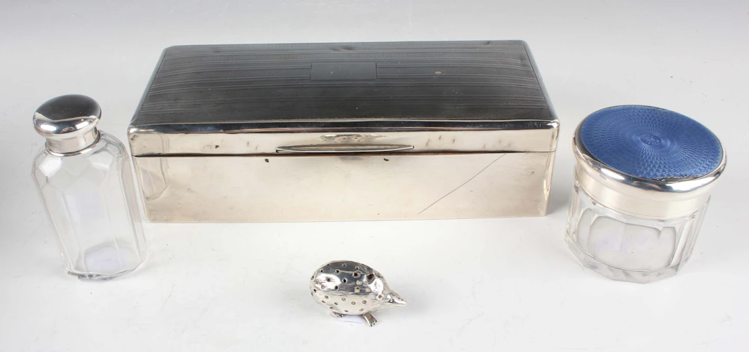 An Edwardian silver novelty pin cushion in the form of a hedgehog