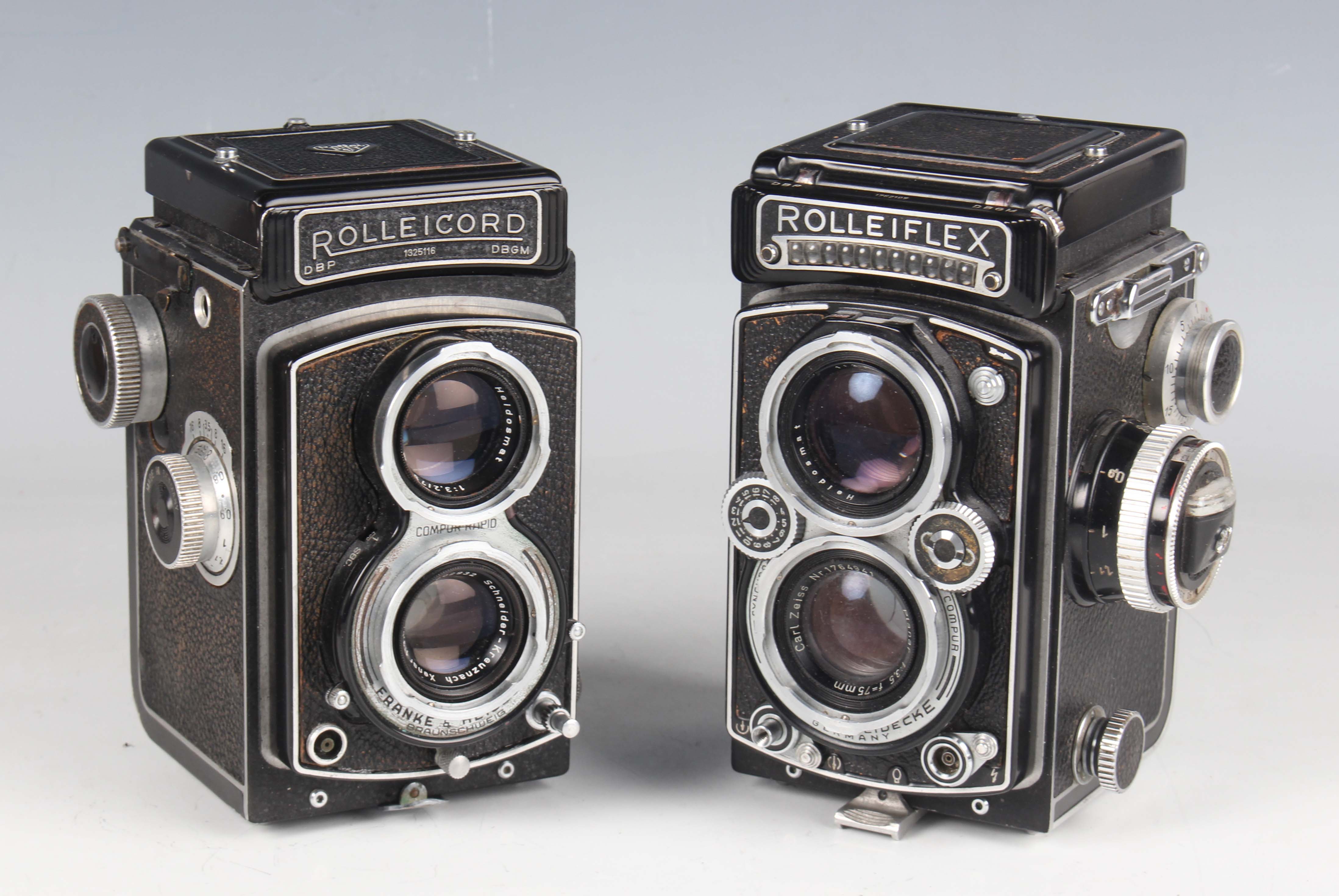 2 Appareils photos Rolleiflex et objectifs (lot) - Photo, audio & vidéo